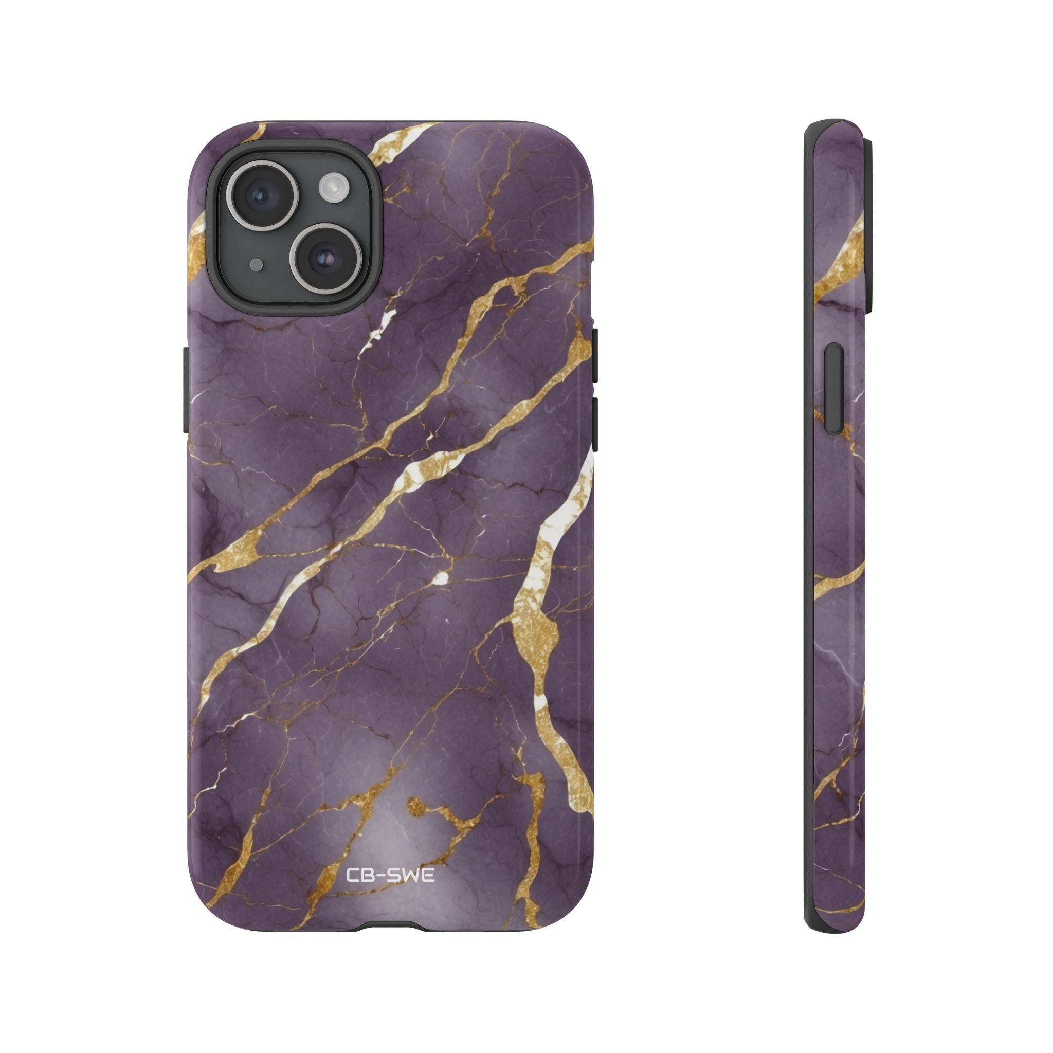 Golden Veins Flowing - iPhone Case