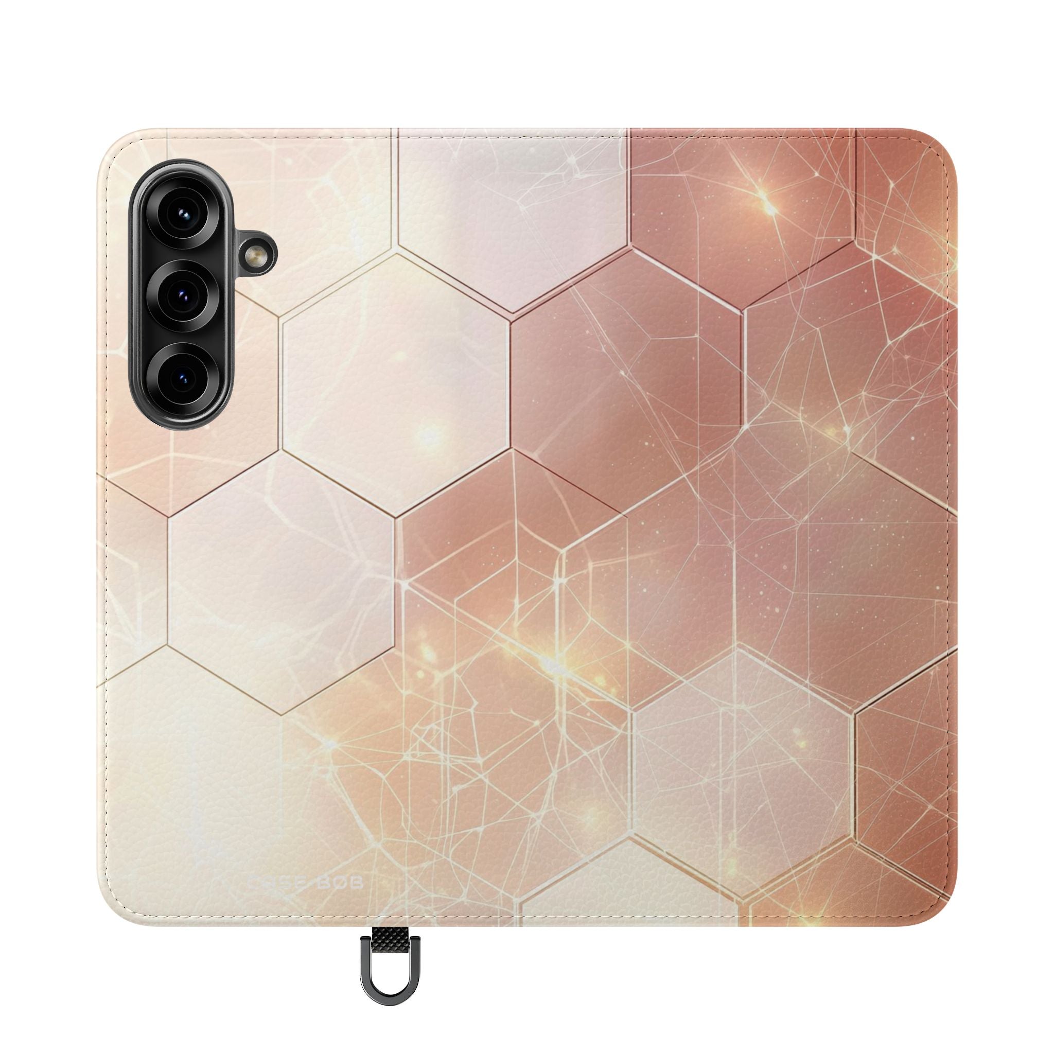 Hexagon Glow - Samsung S25 Case - Lompakko