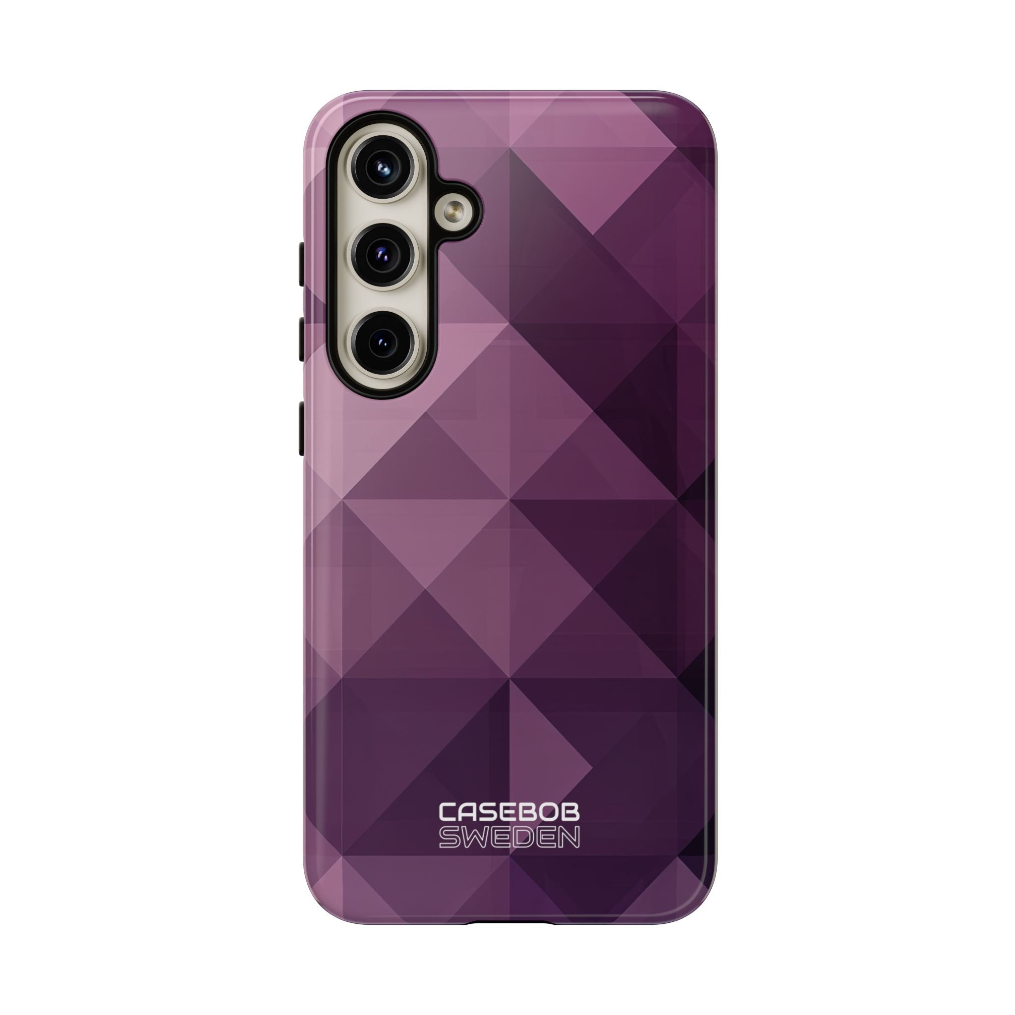 Purple Geometric Mosaic Samsung S24 - Tough