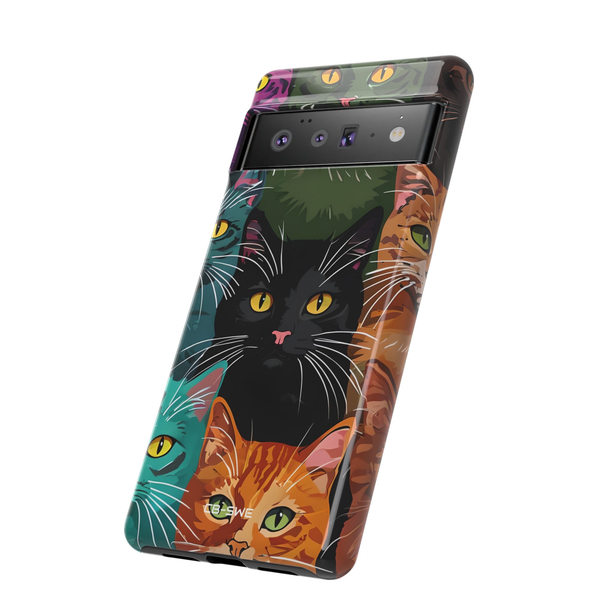 Colorful Cat Charisma - Google Pixel Case