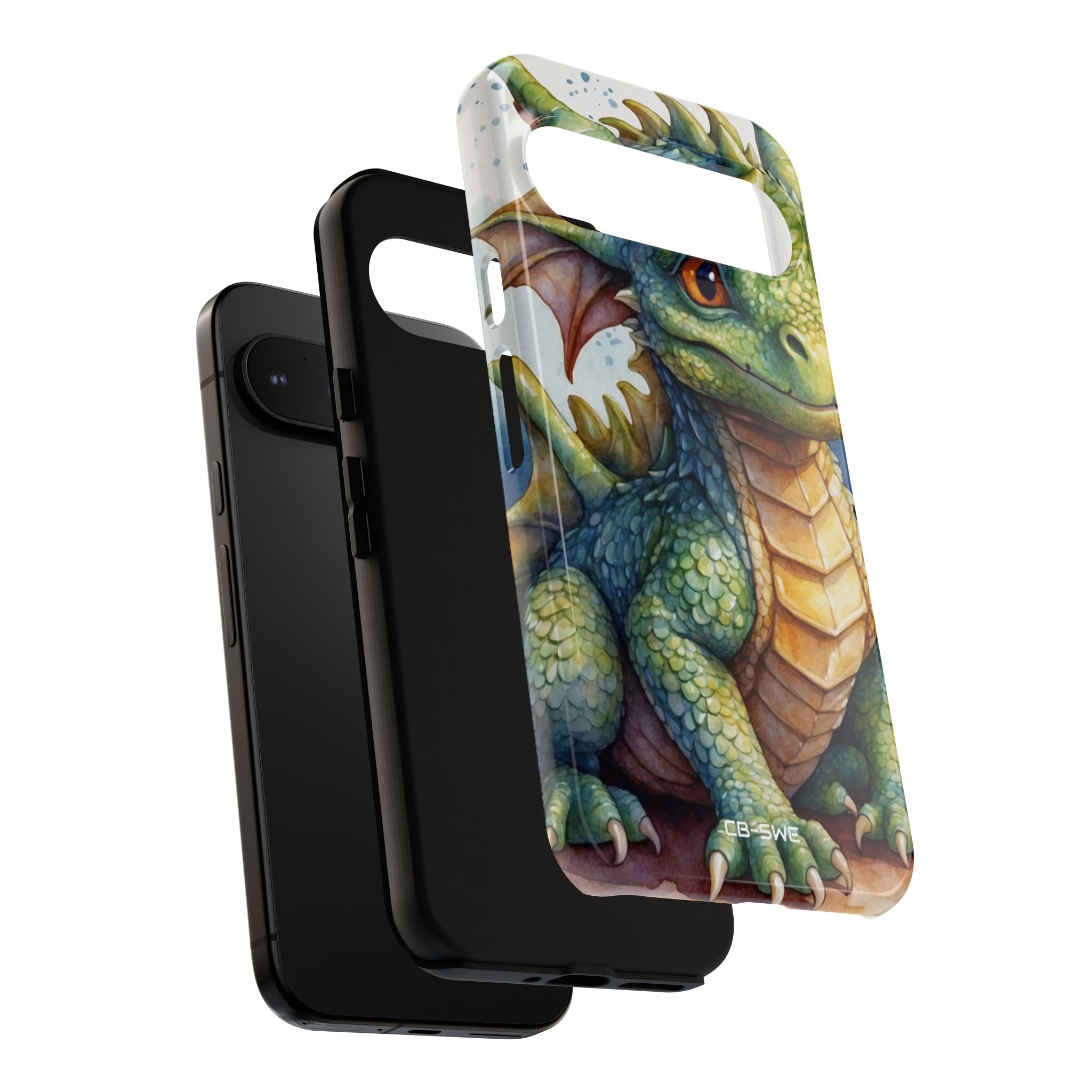Green Dragon Smiles - Google Pixel Case