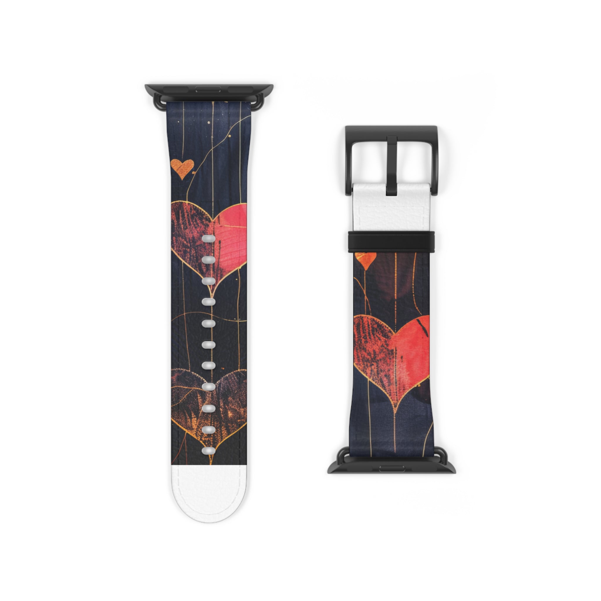 Rauhassa sydänruudukko - Kellonranneke