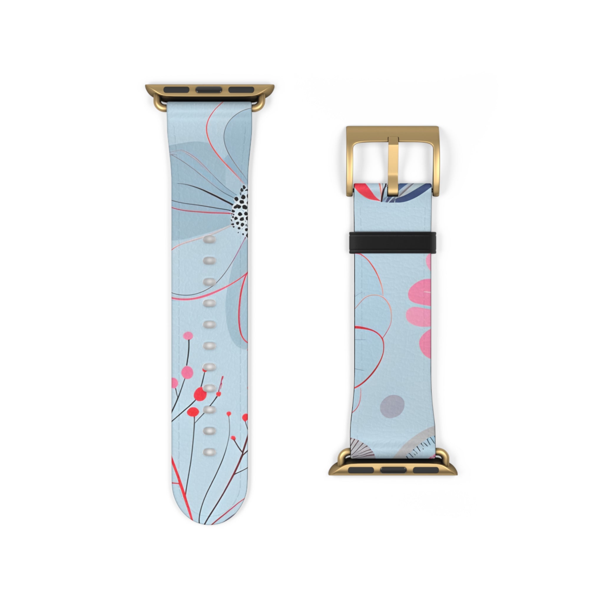 Outlined Bloom Radiance - Watch Band