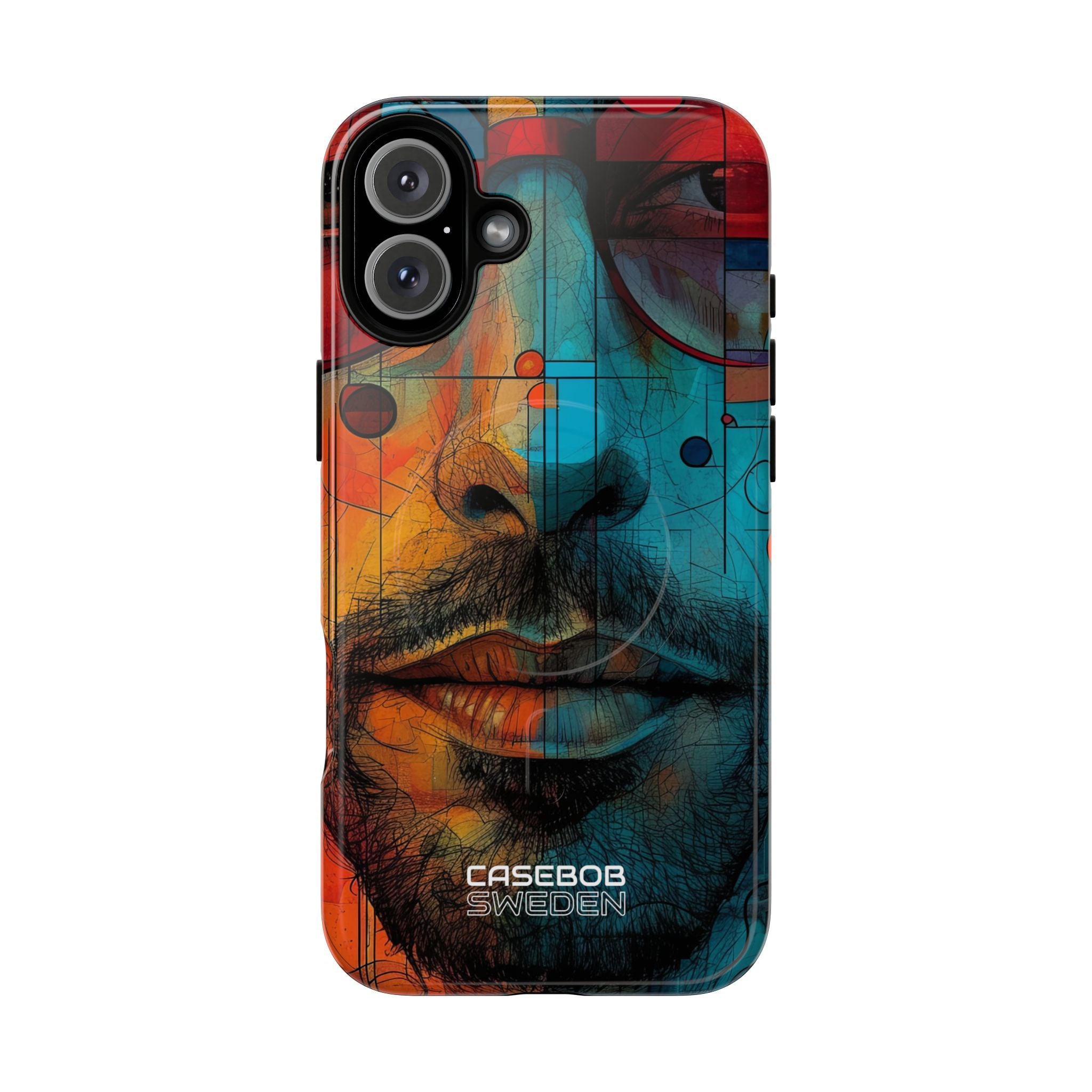 Cubist Glasses Face iPhone 16 - Tough+