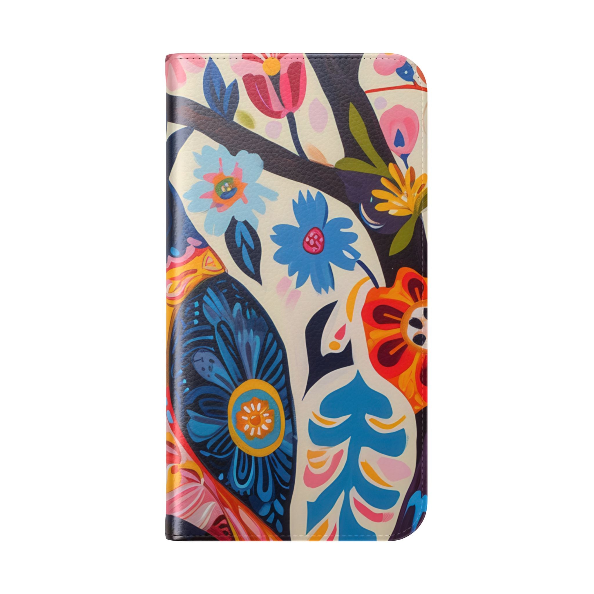 Ornate Owl Bloom - iPhone 15 Pro Max Case - Wallet