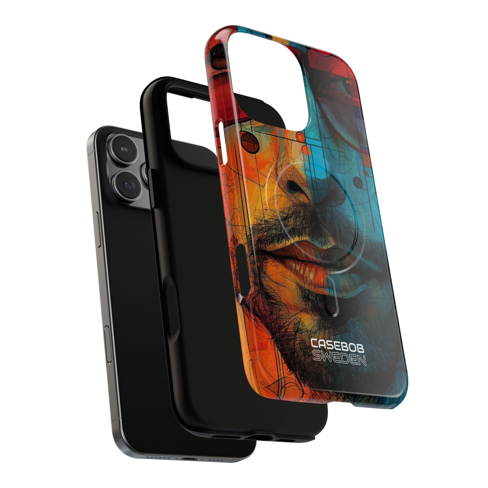 Cubist Glasses Face iPhone 16 - Tough+
