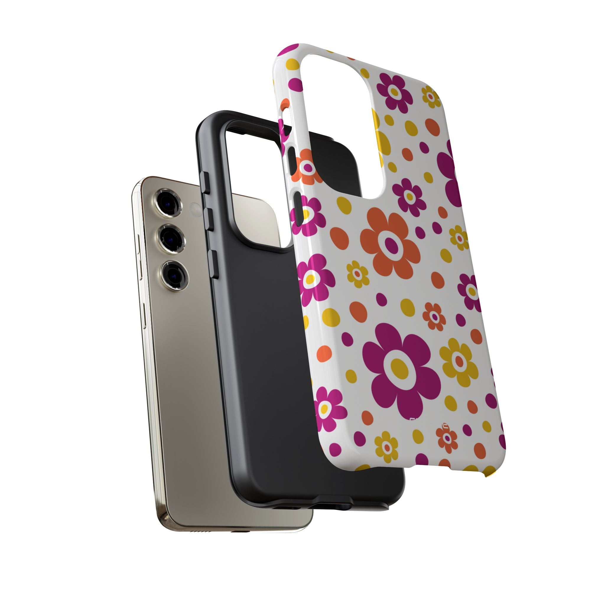 Retro Floral Playfulness - Samsung Case