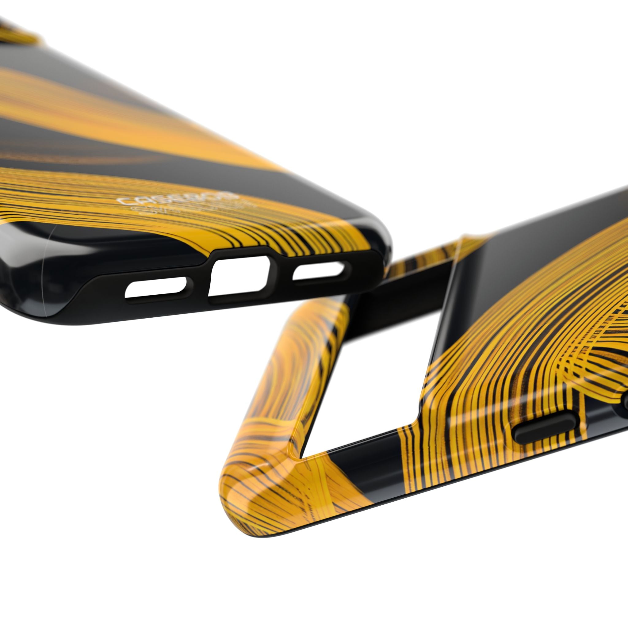 Yellow Flow Lines Google Pixel 8 - Tough