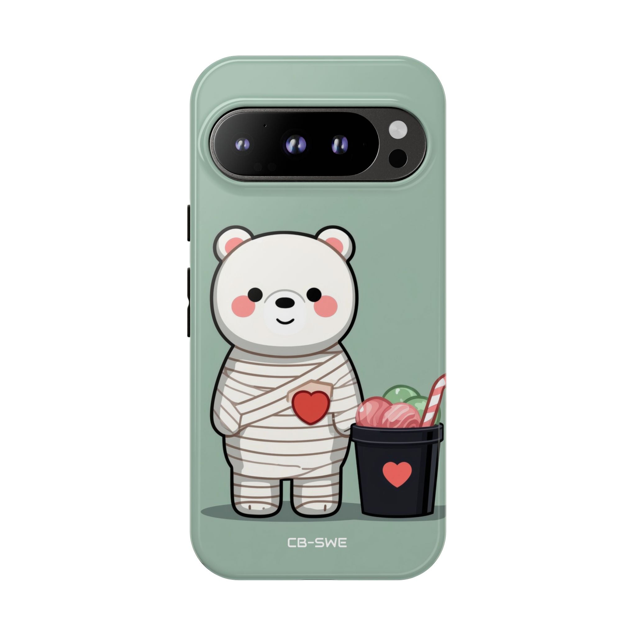 Mummy Bear Smiles Bright - Google Pixel Case