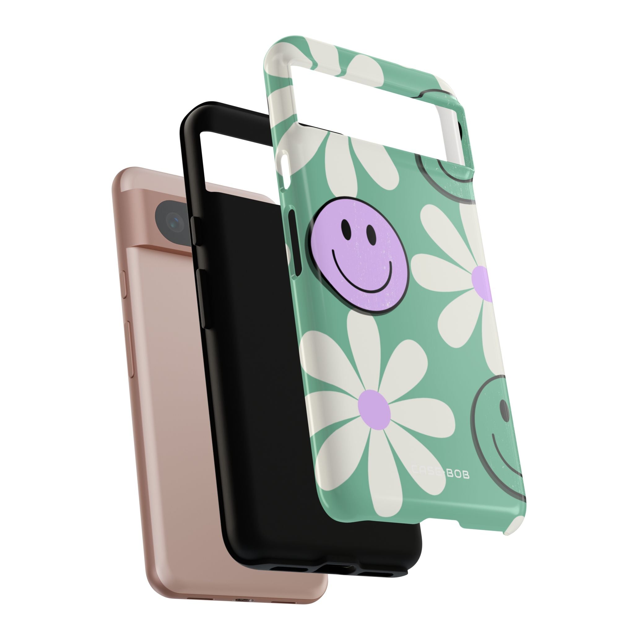Smiley Daisy Glow Google Pixel 8 Case - Tough
