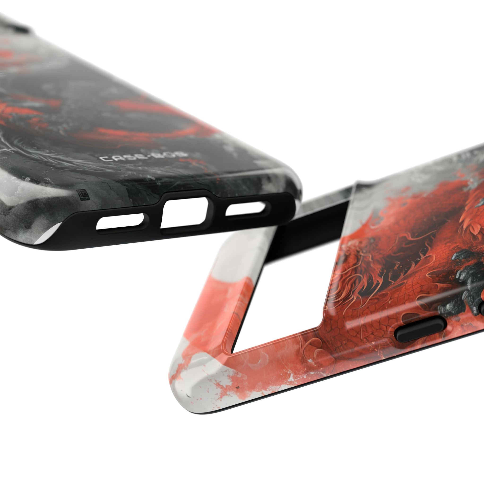 Twin Dragons Crimson Google Pixel 8 Pro Case - Tough