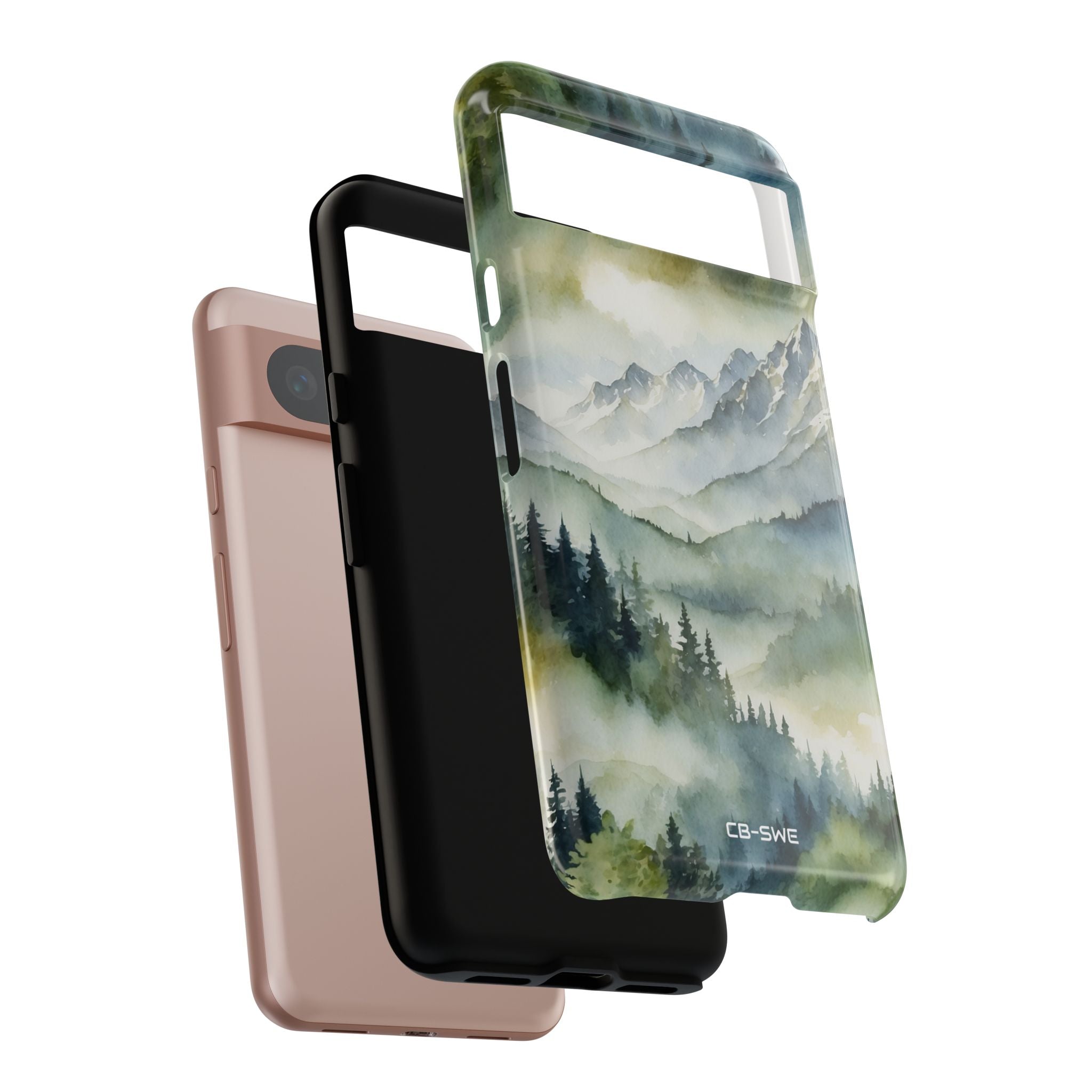 Misty Peaks Emerge - Google Pixel Case