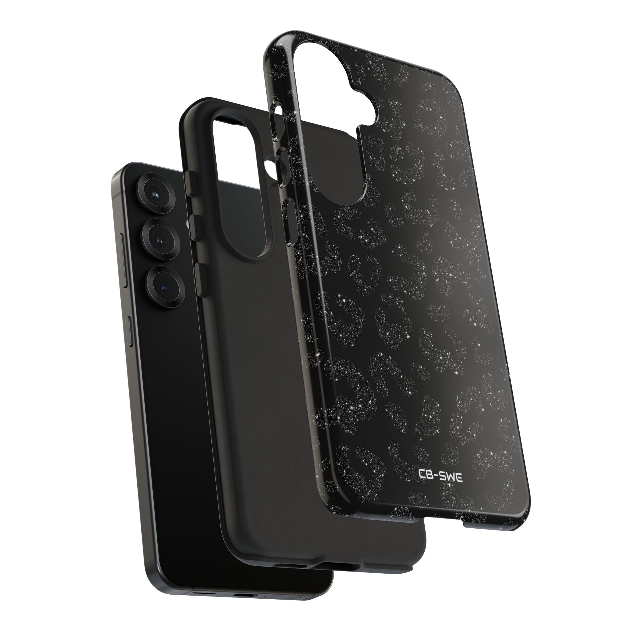 Glittery Leopard Elegance - Samsung Case