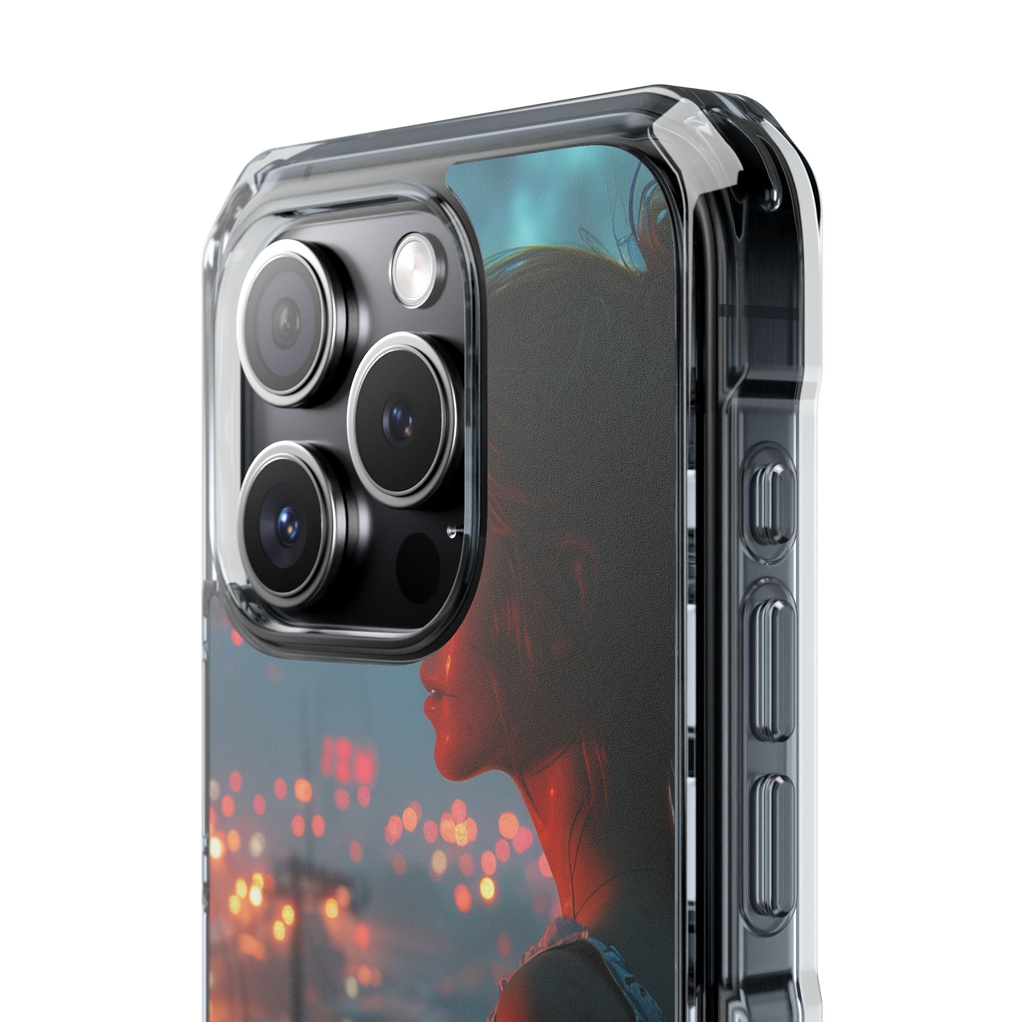 Moonlit Dreamscape Glow iPhone 15 - Impact Clear+