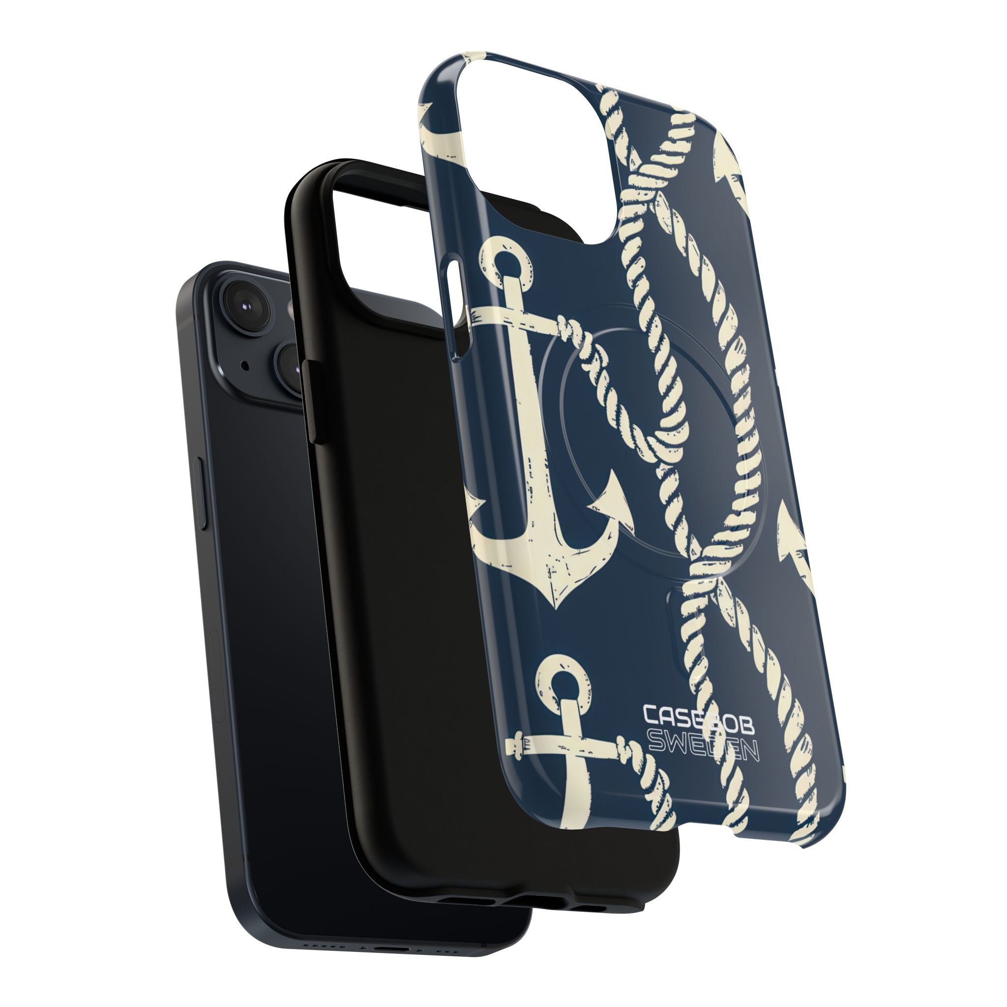 Nautical Anchors Rope iPhone 14 - Tough+