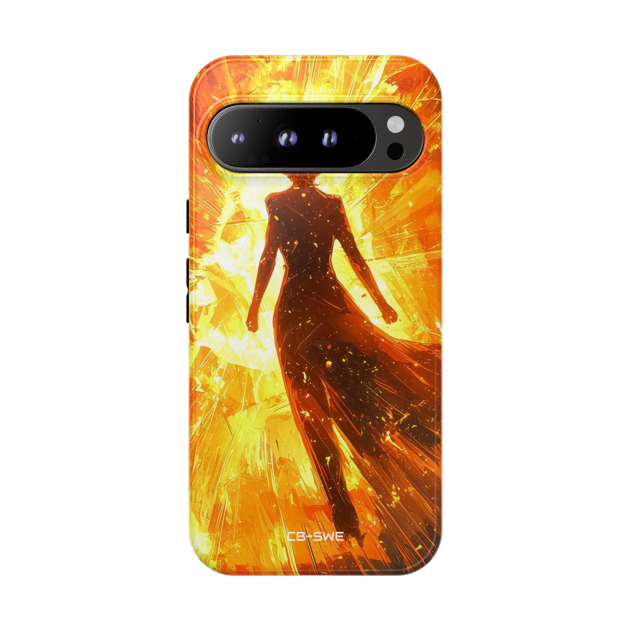 Fiery Energy Erupts - Google Pixel Case