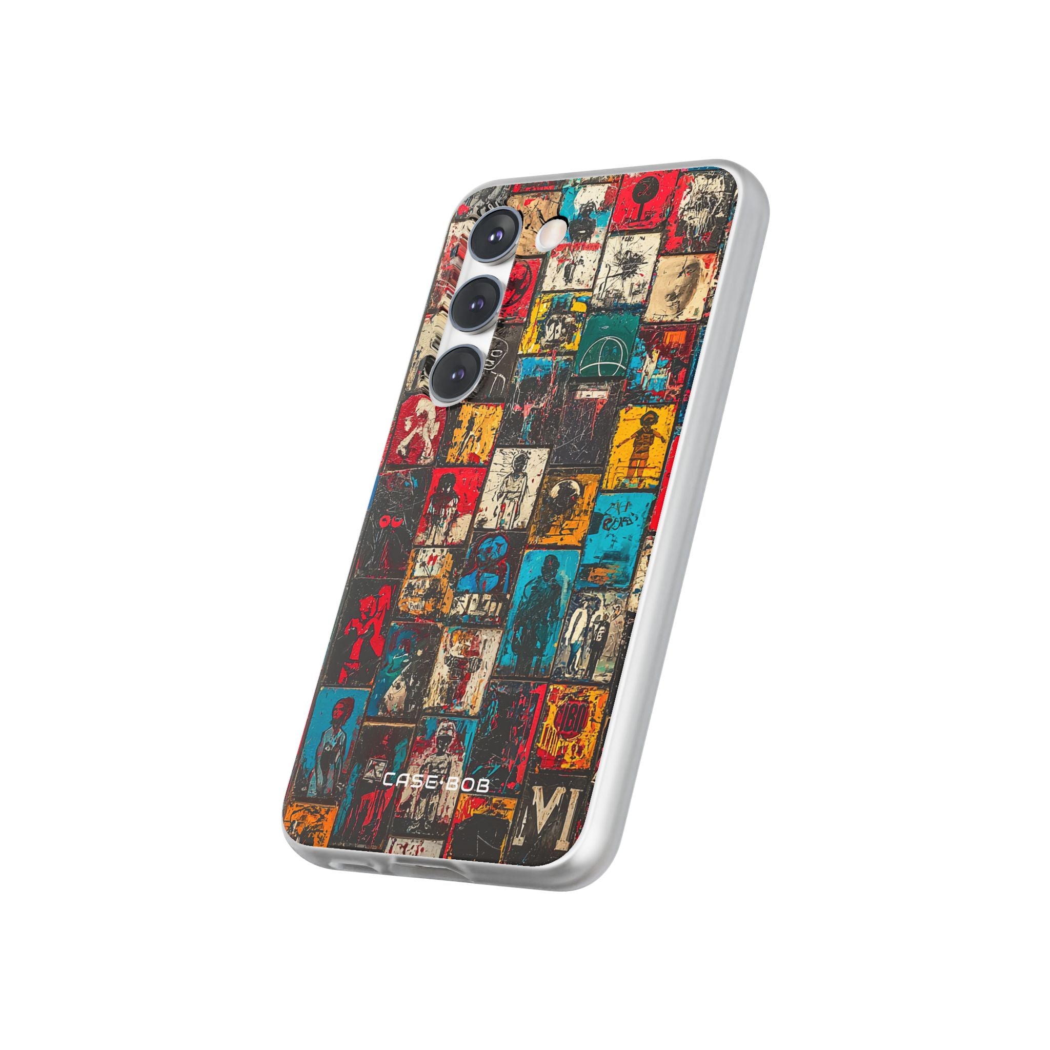 Figured Grid Samsung S23 Case - Soft