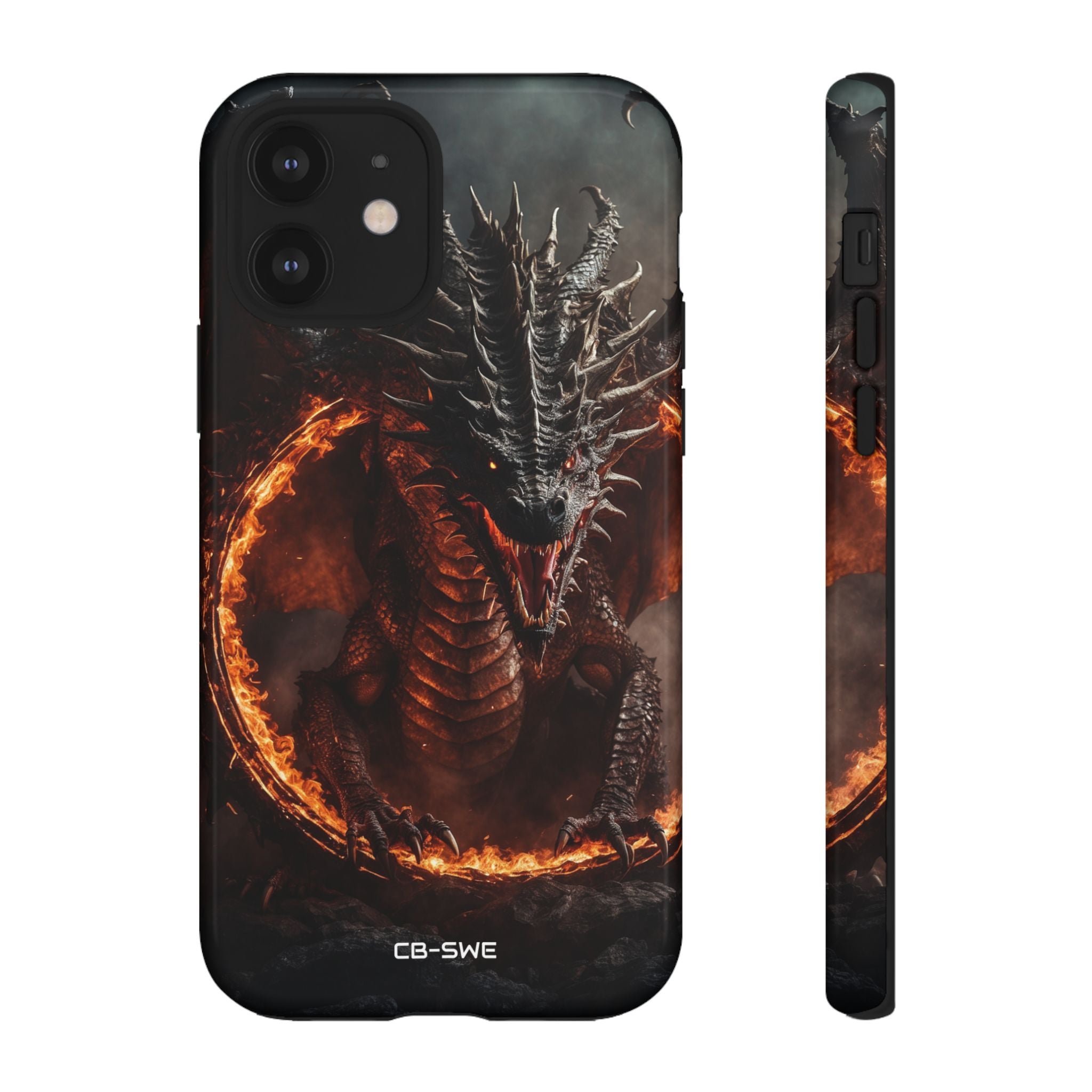 Fiery Dragon Roars - iPhone Case