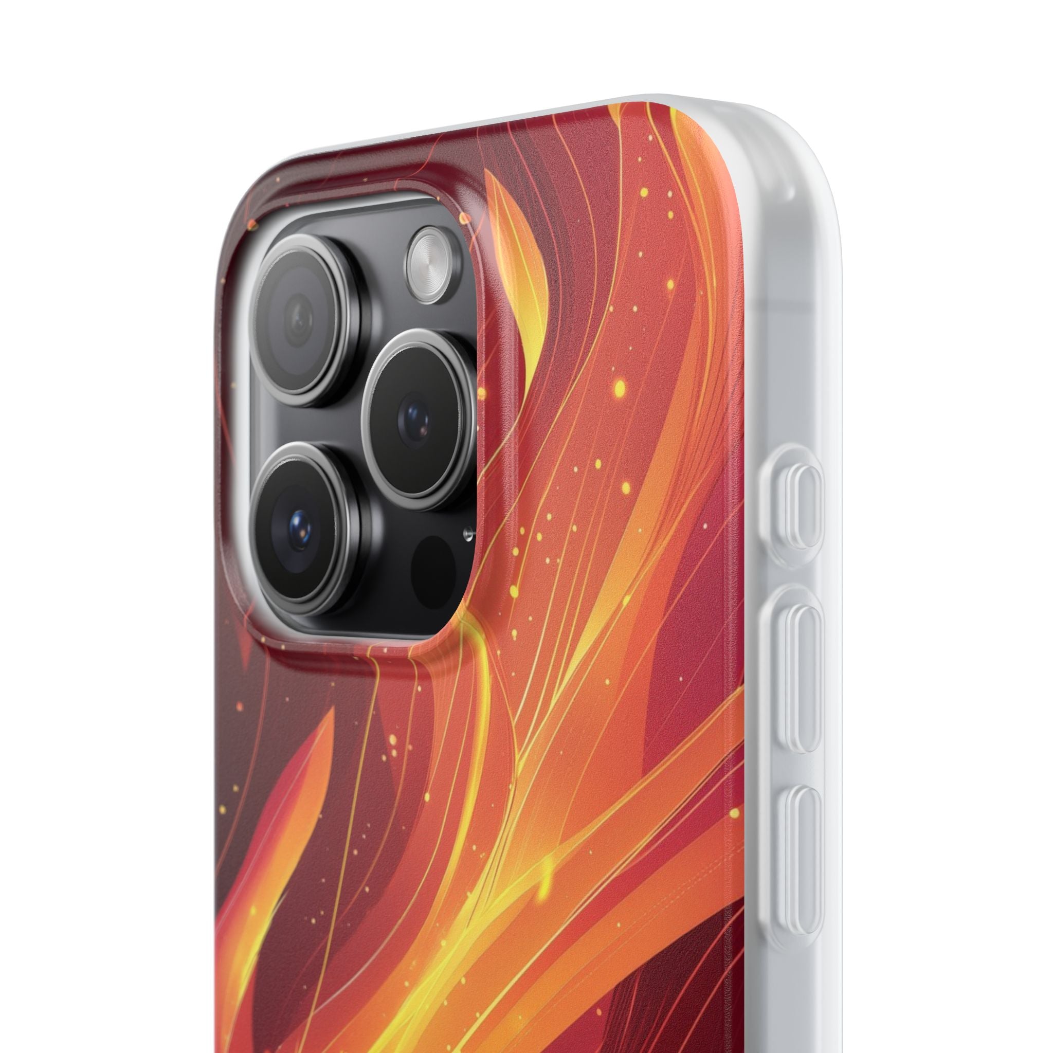 Flaming Flow iPhone 15 Pro Case - Soft