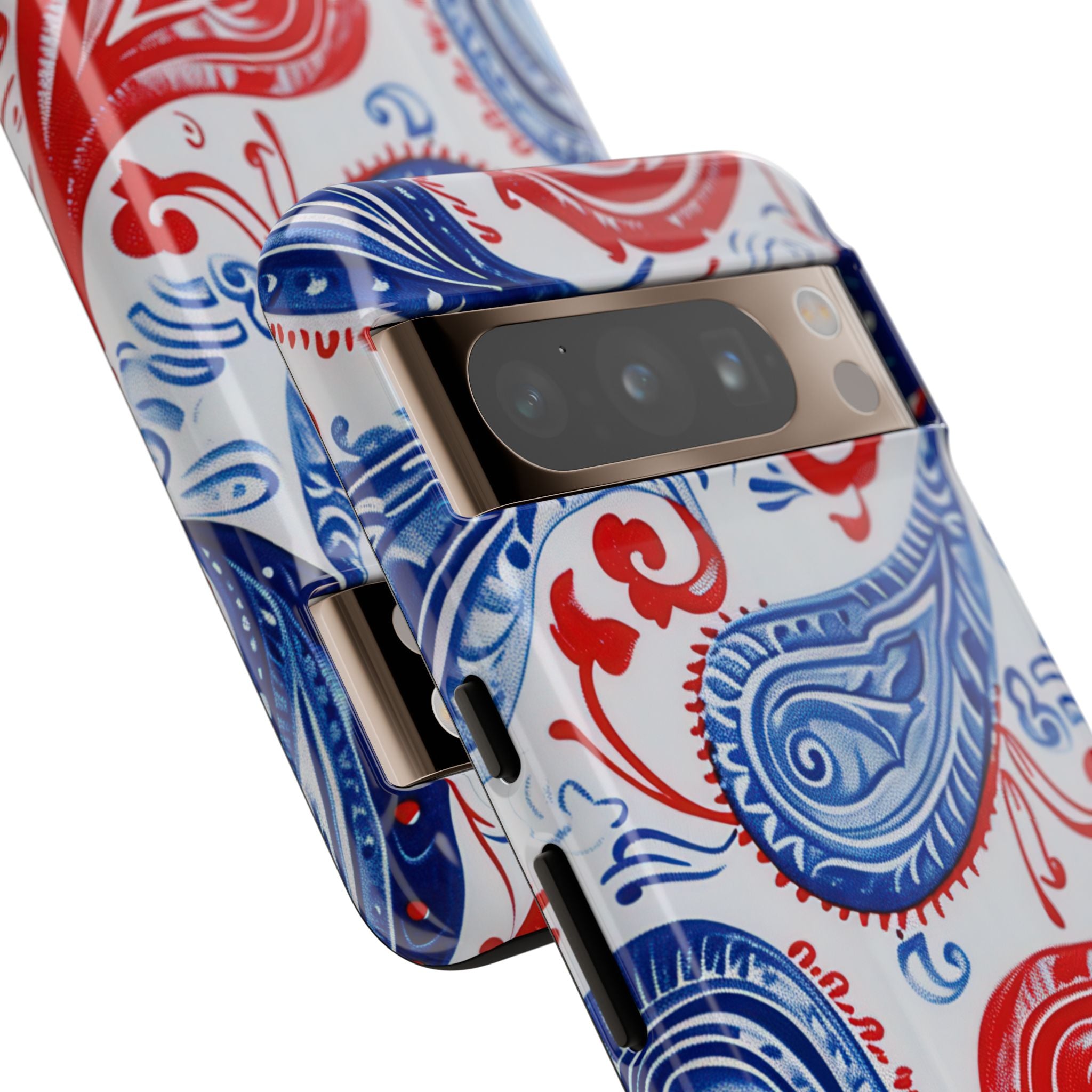 Vortici Paisley vivaci Google Pixel 8 - Tough