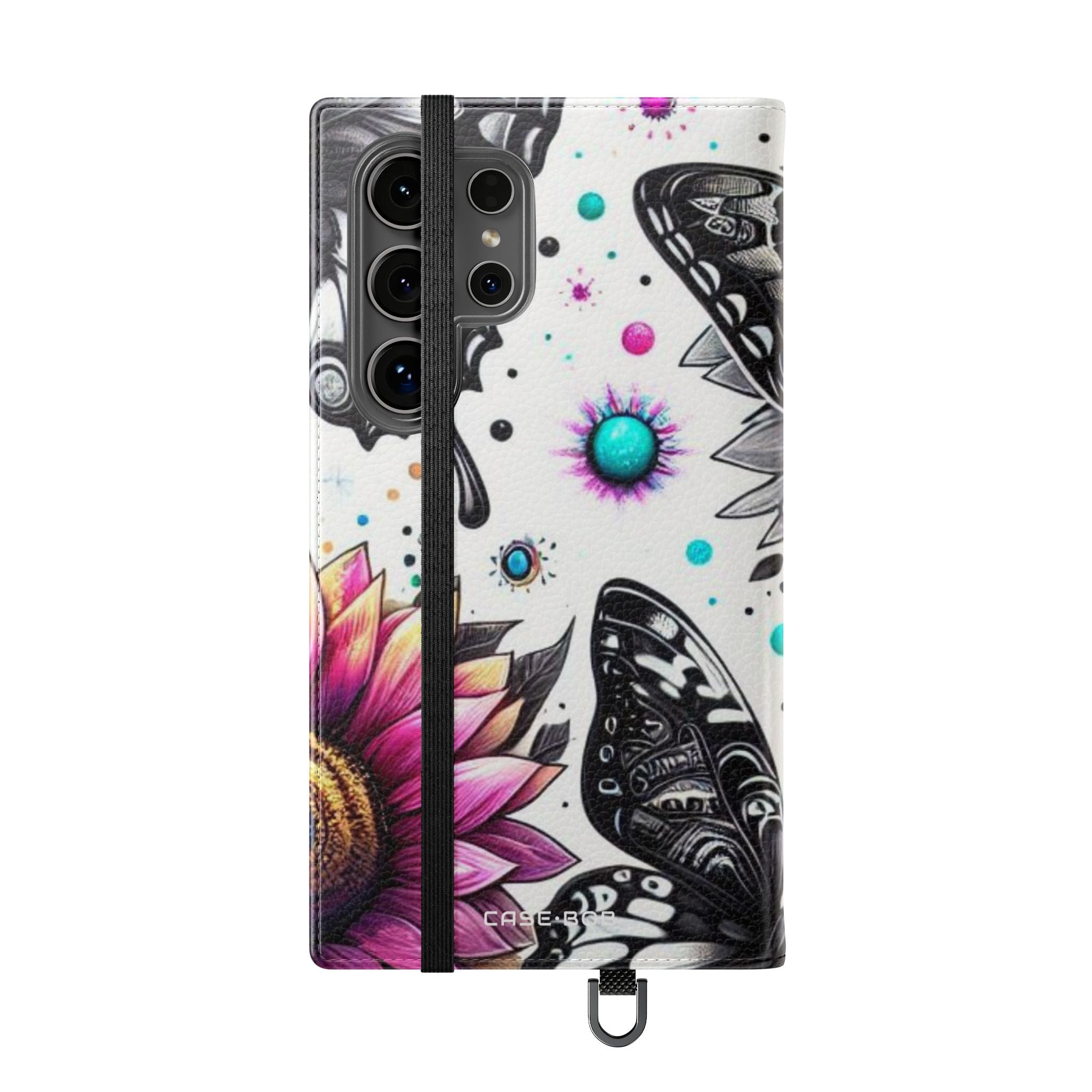 Monochrome Flutter - Samsung S24 Ultra Case - Wallet