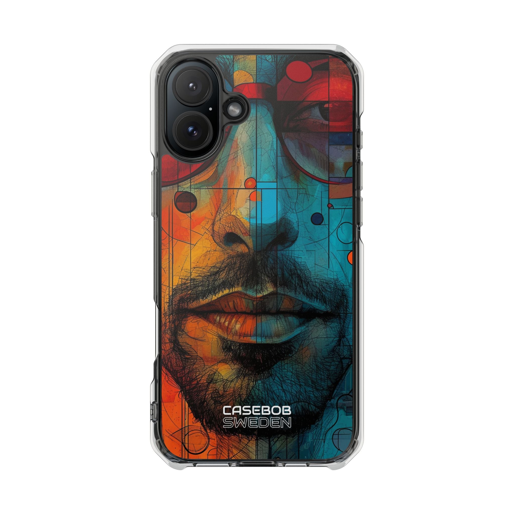 Cubist Glasses Face iPhone 16 - Impact Clear+