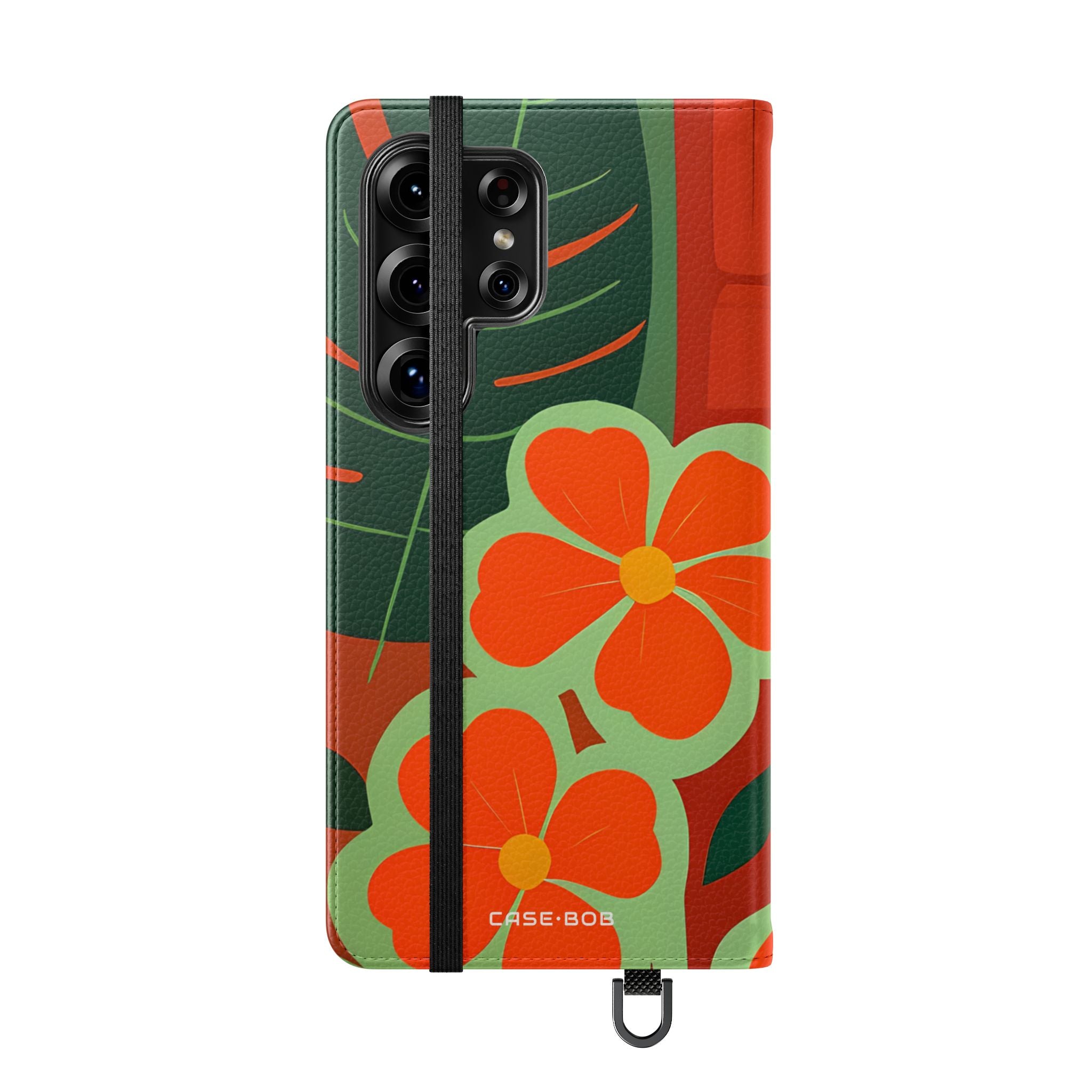 Orange Blossom Mosaic - Samsung S25 Ultra Case - Lompakkokotelo
