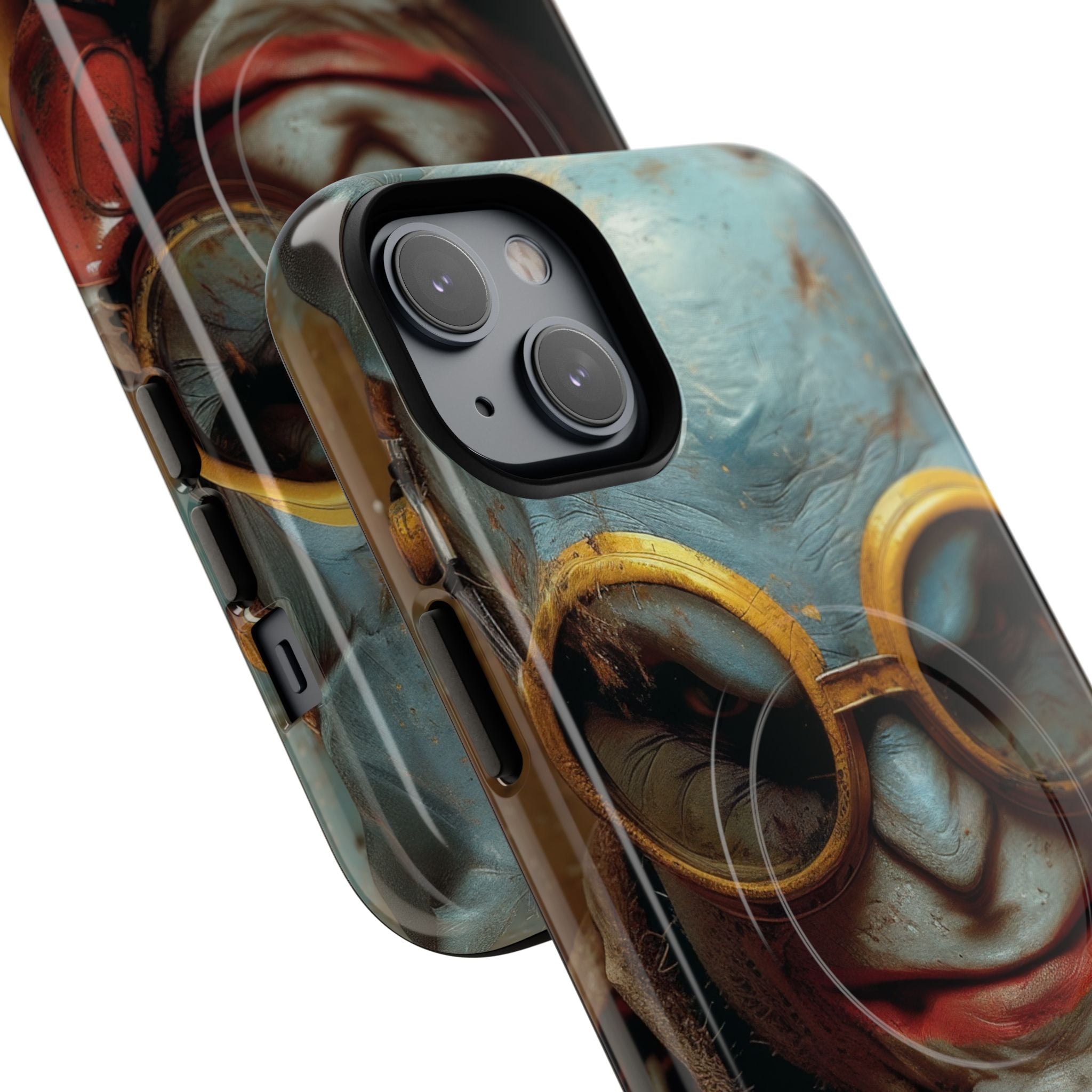 Steampunk Masked Adventurer iPhone 14 - Tough+
