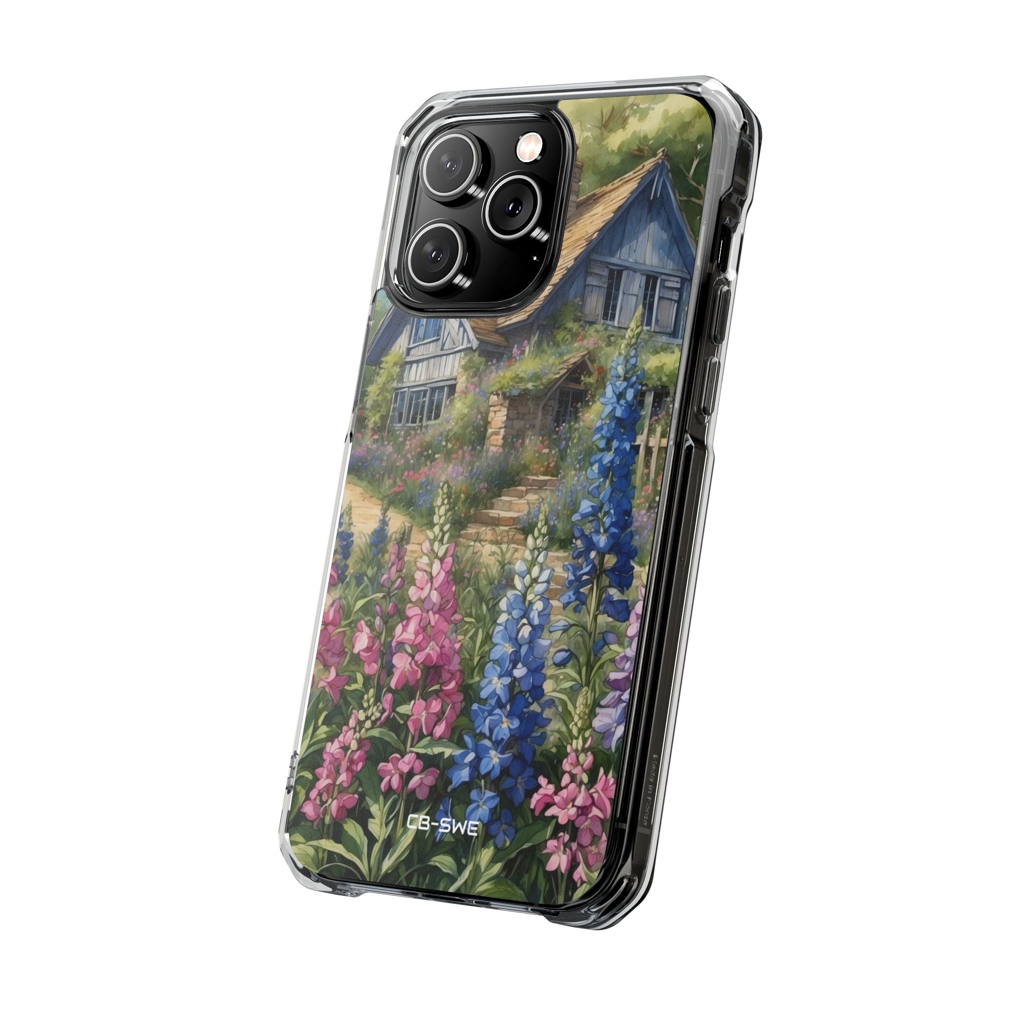 Cottage Surrounded Blossoms iPhone Case - Impact