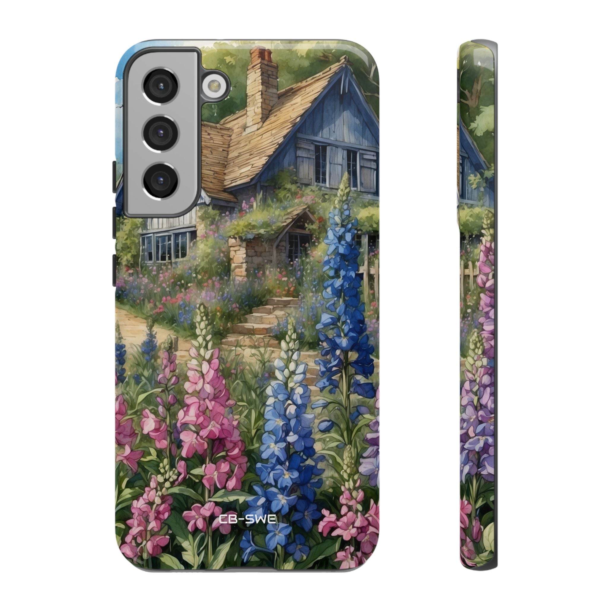 Cottage Surrounded Blossoms - Samsung Case