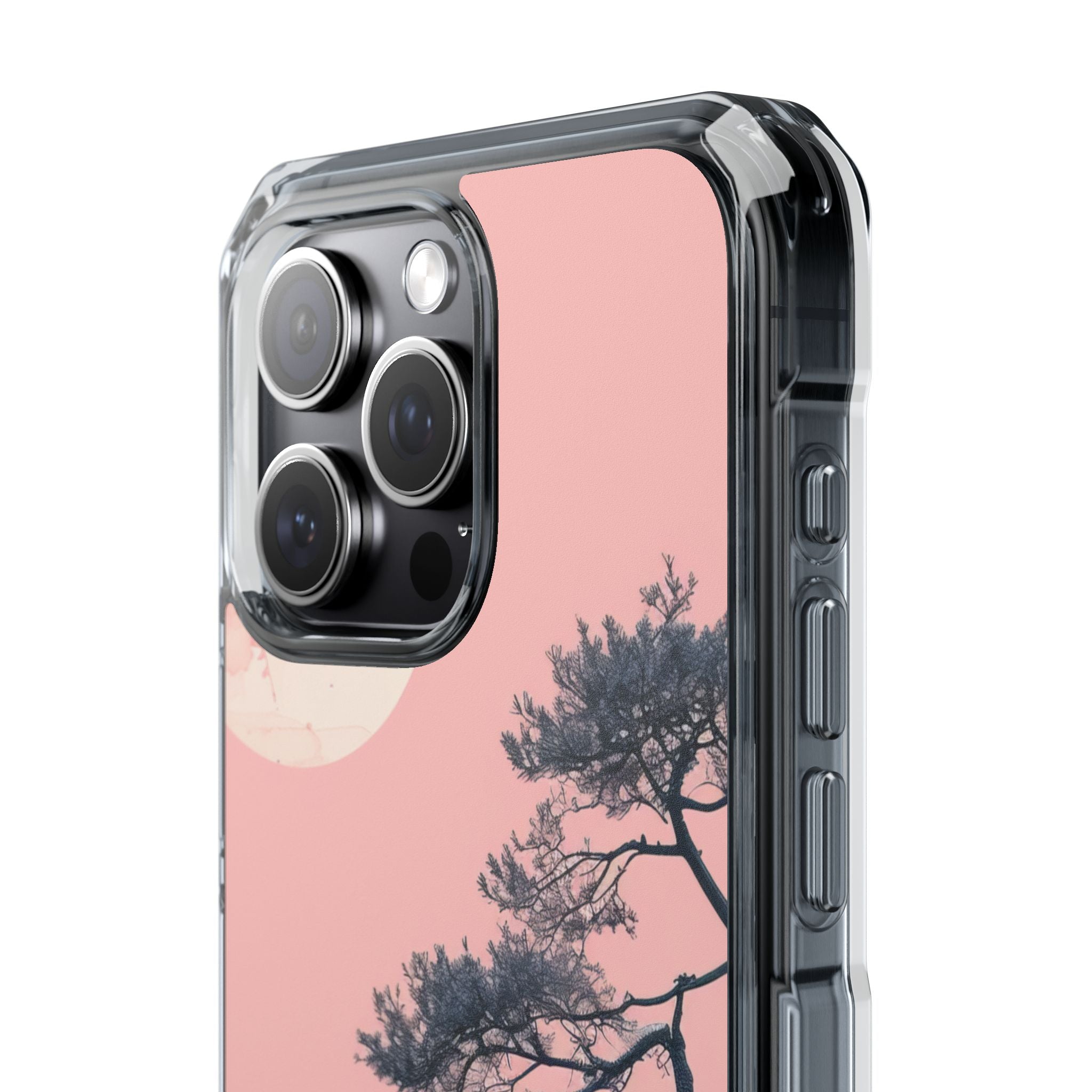 Pink Cliff Solitude iPhone 15 - Impact Clear+