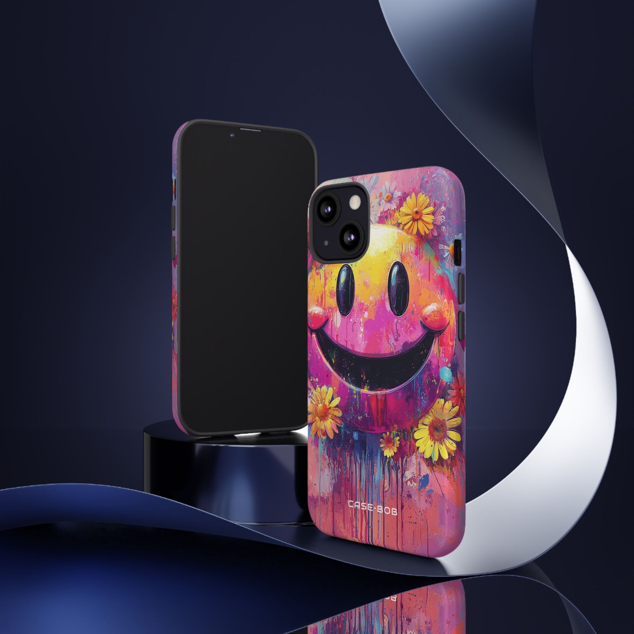 Smiley Bloom iPhone 13 Case - Tough