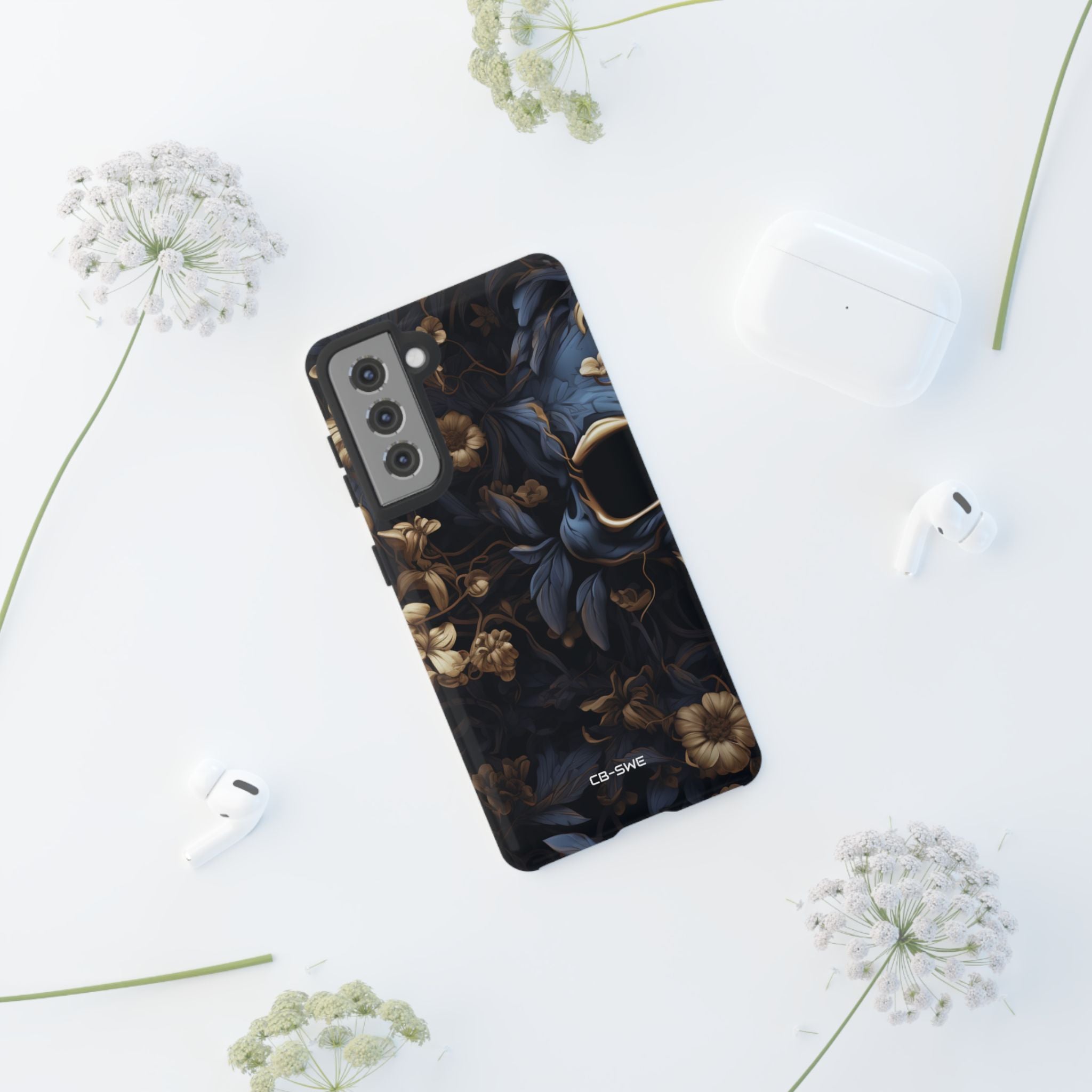 Gothic Floral Skull - Samsung Case