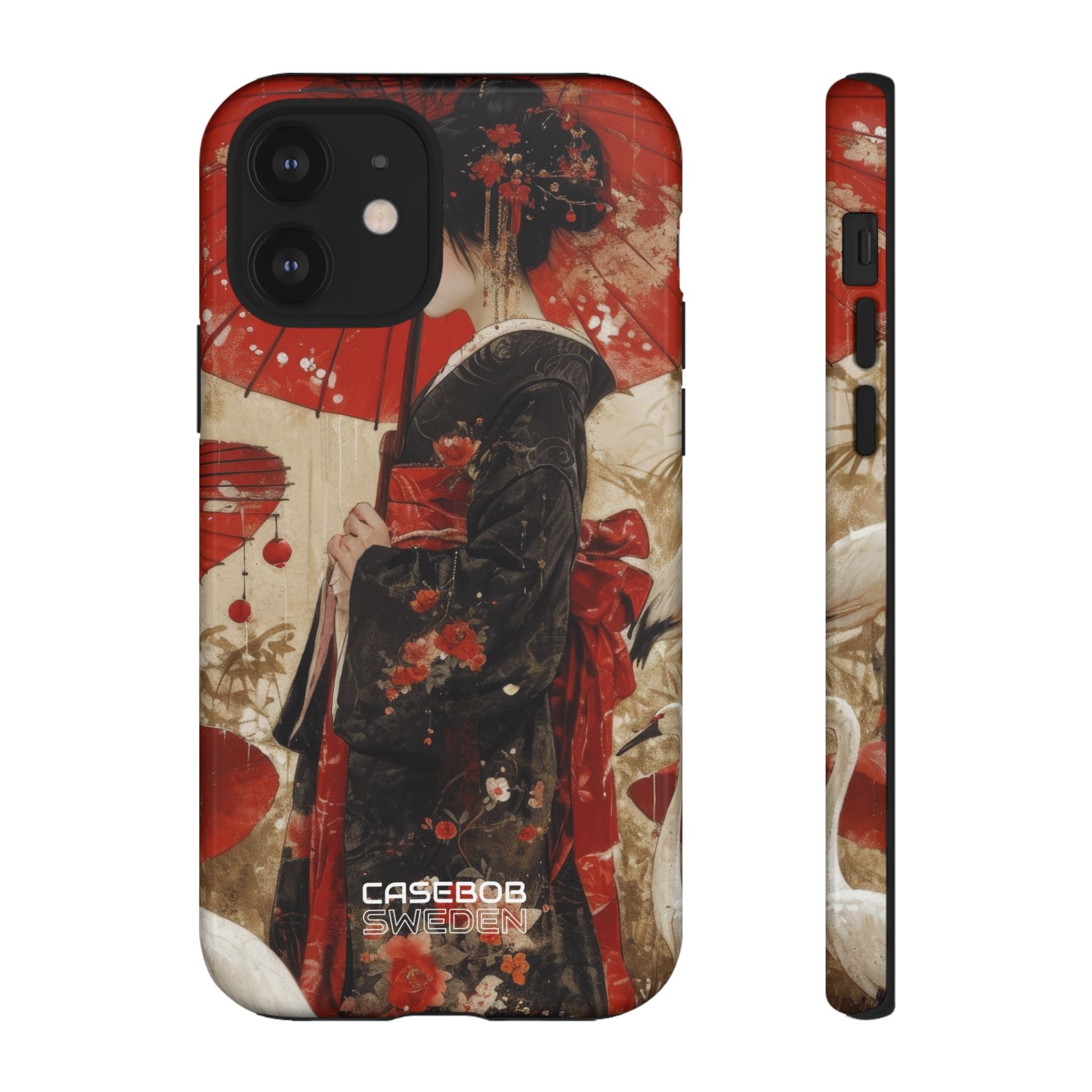 Scarlet Crane Dreams iPhone 12 - Tough