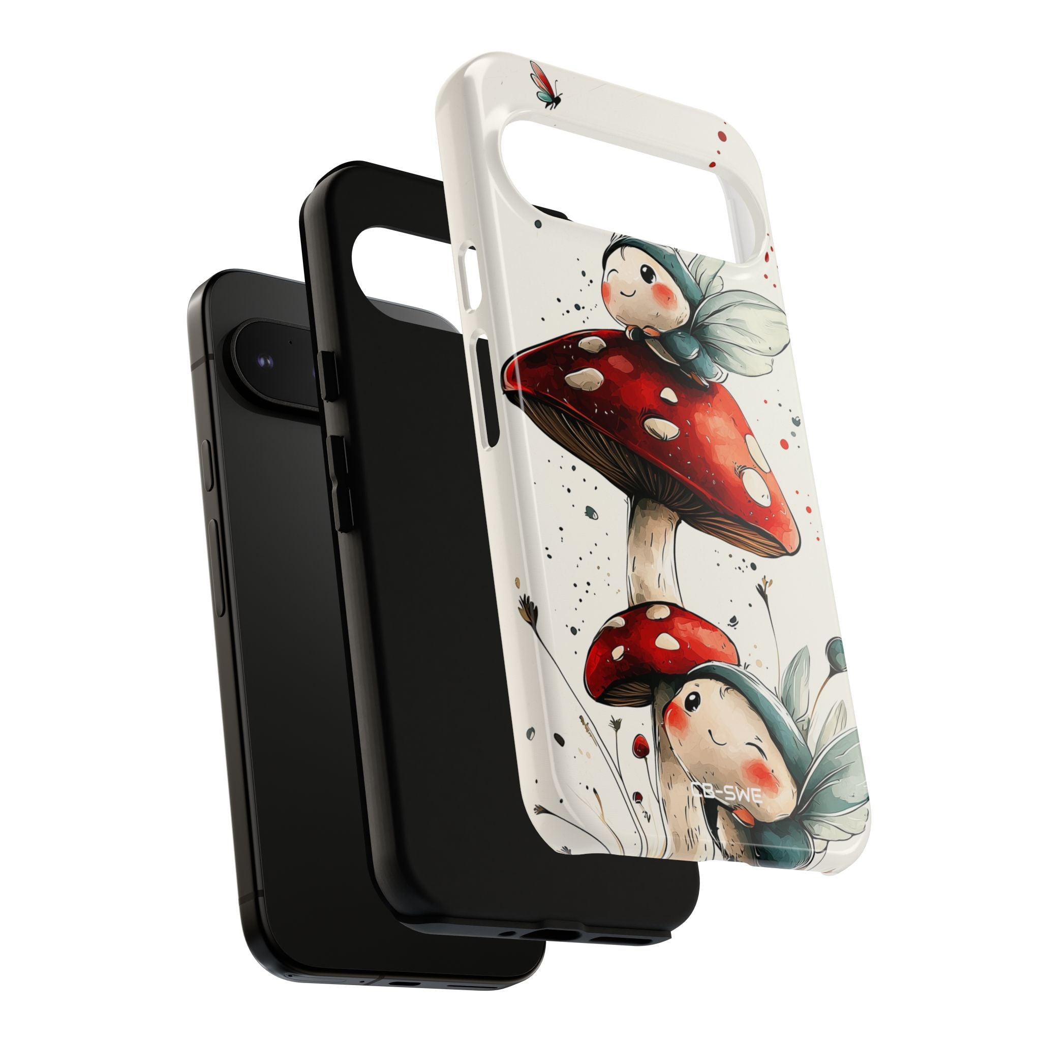 Mushrooms Entertain Fairies - Google Pixel Case