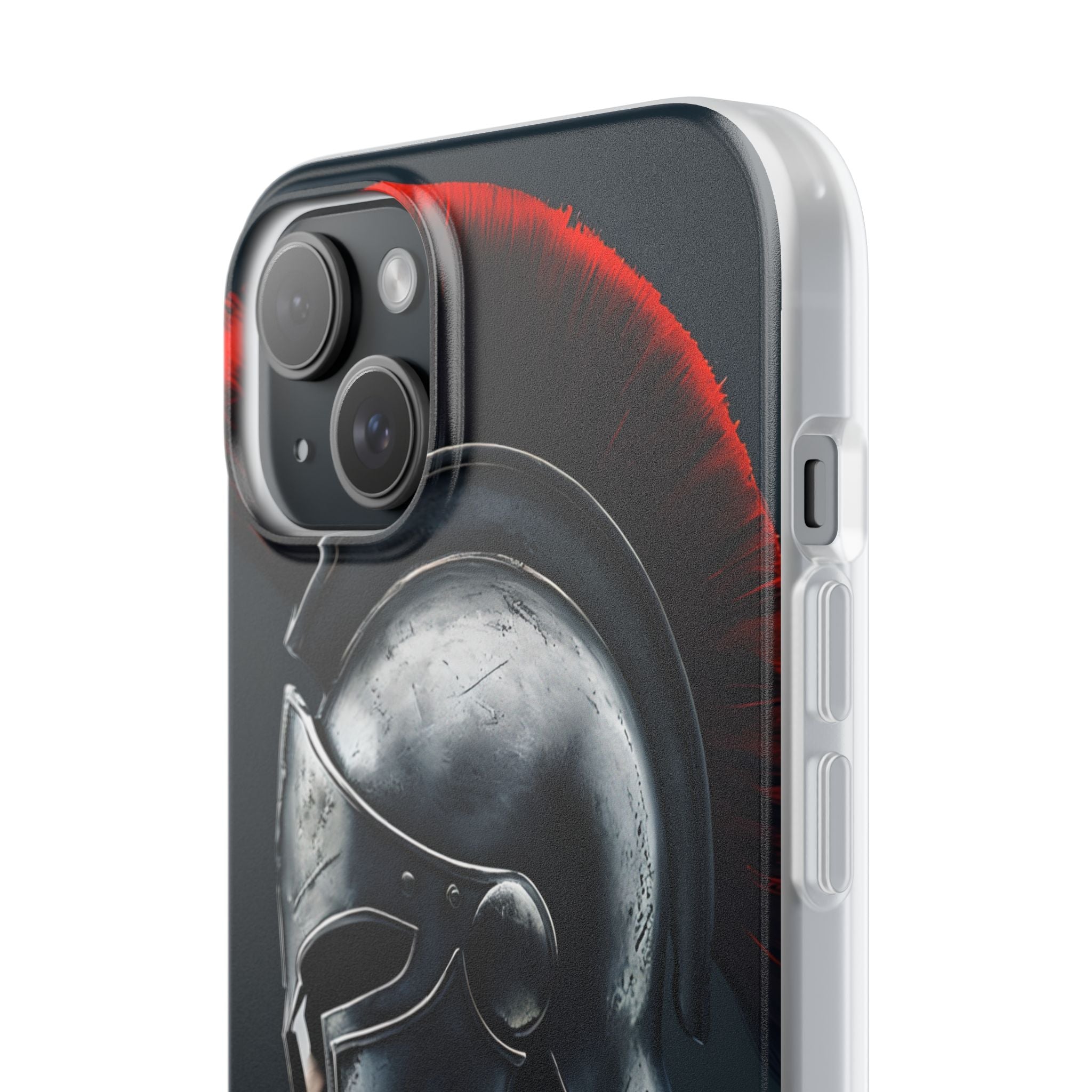 Silver Centurion iPhone 15 Plus Case - Soft