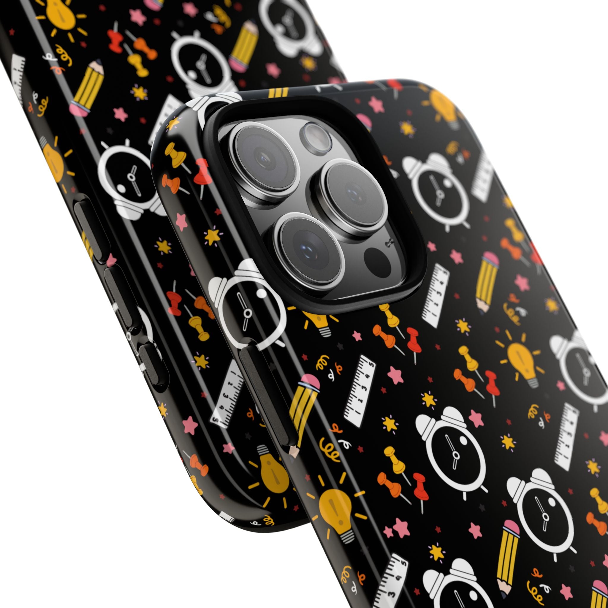 Bright Pencils Twirl - iPhone Case
