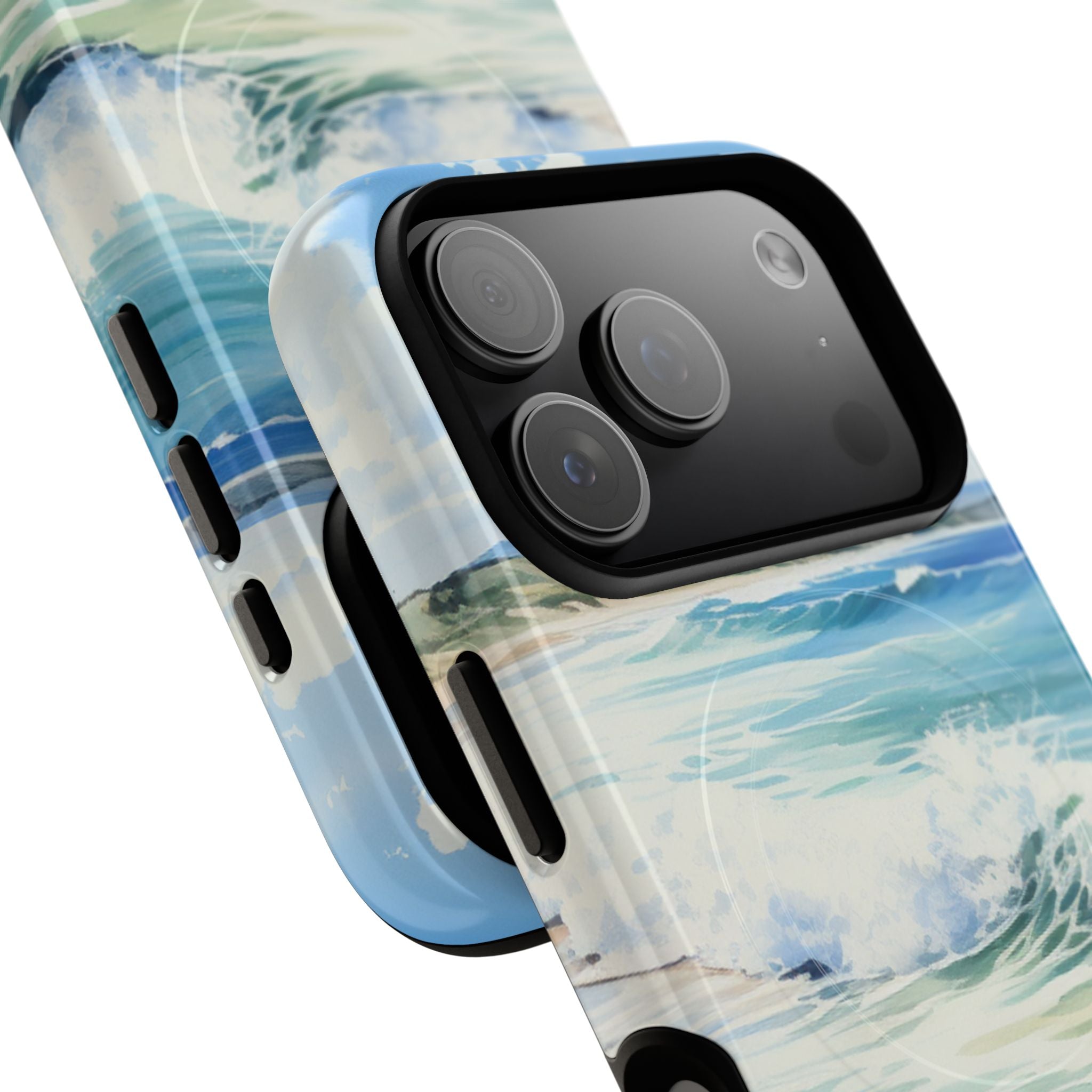 Foamy Wave Breeze iPhone 17 Pro Case - Tough+