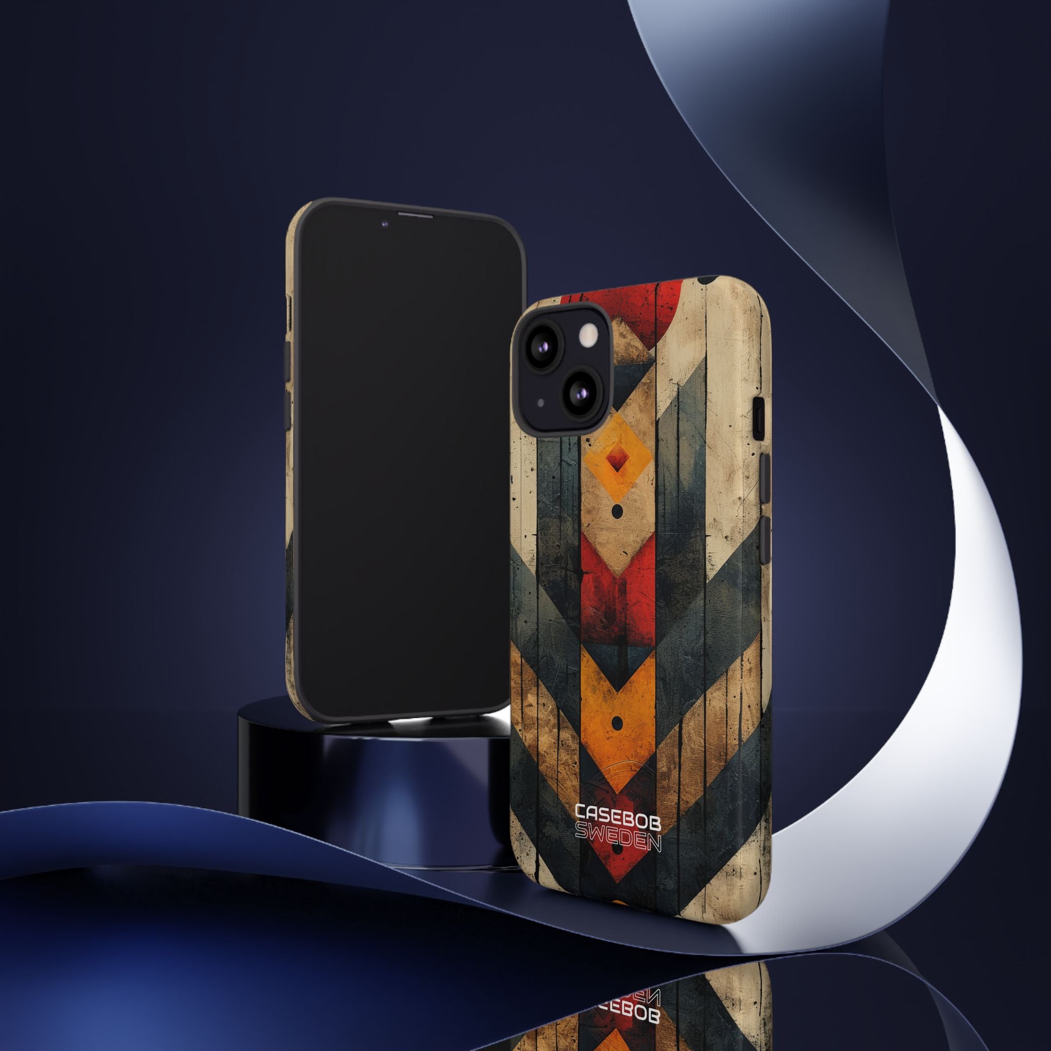 Geometric Fire Rise iPhone 13 - Tough