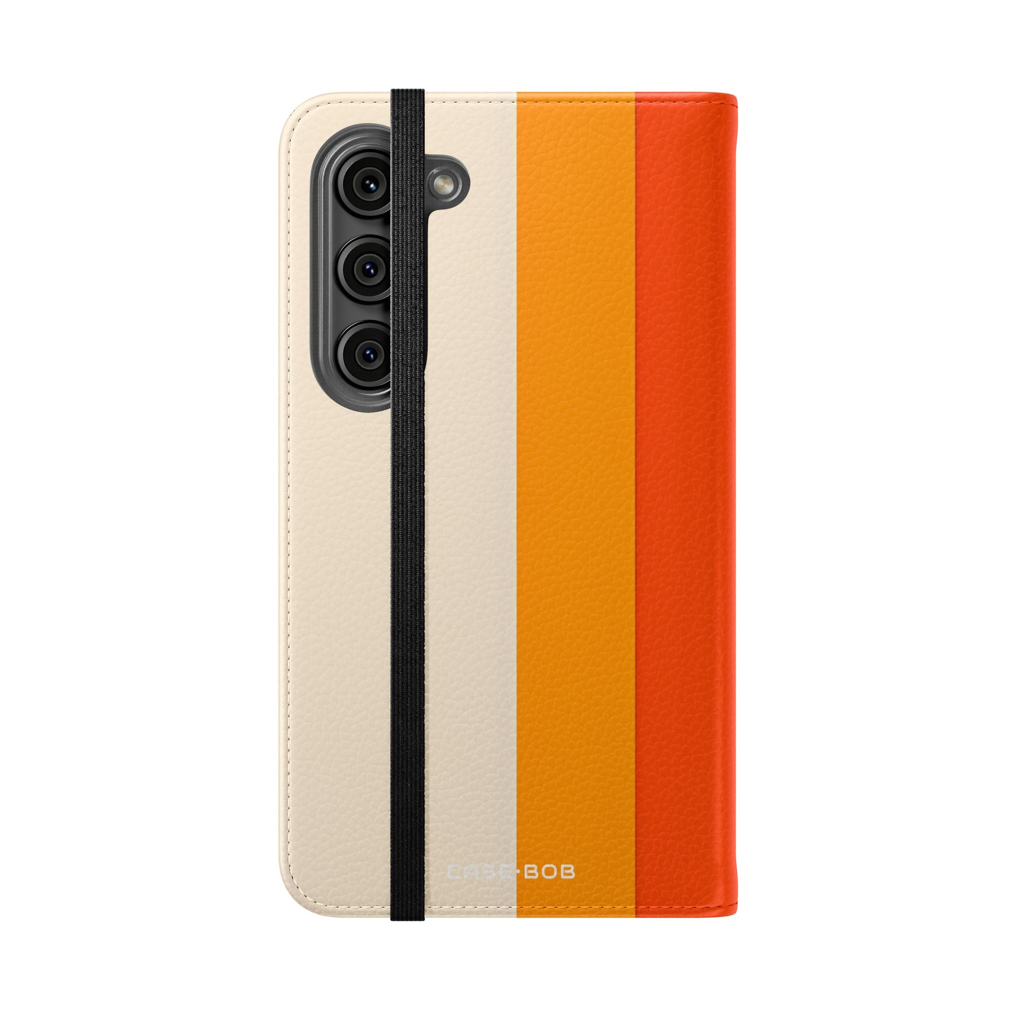 Sateenkaariraitoja beige - Samsung S23 Case - Lompakkotyyppinen