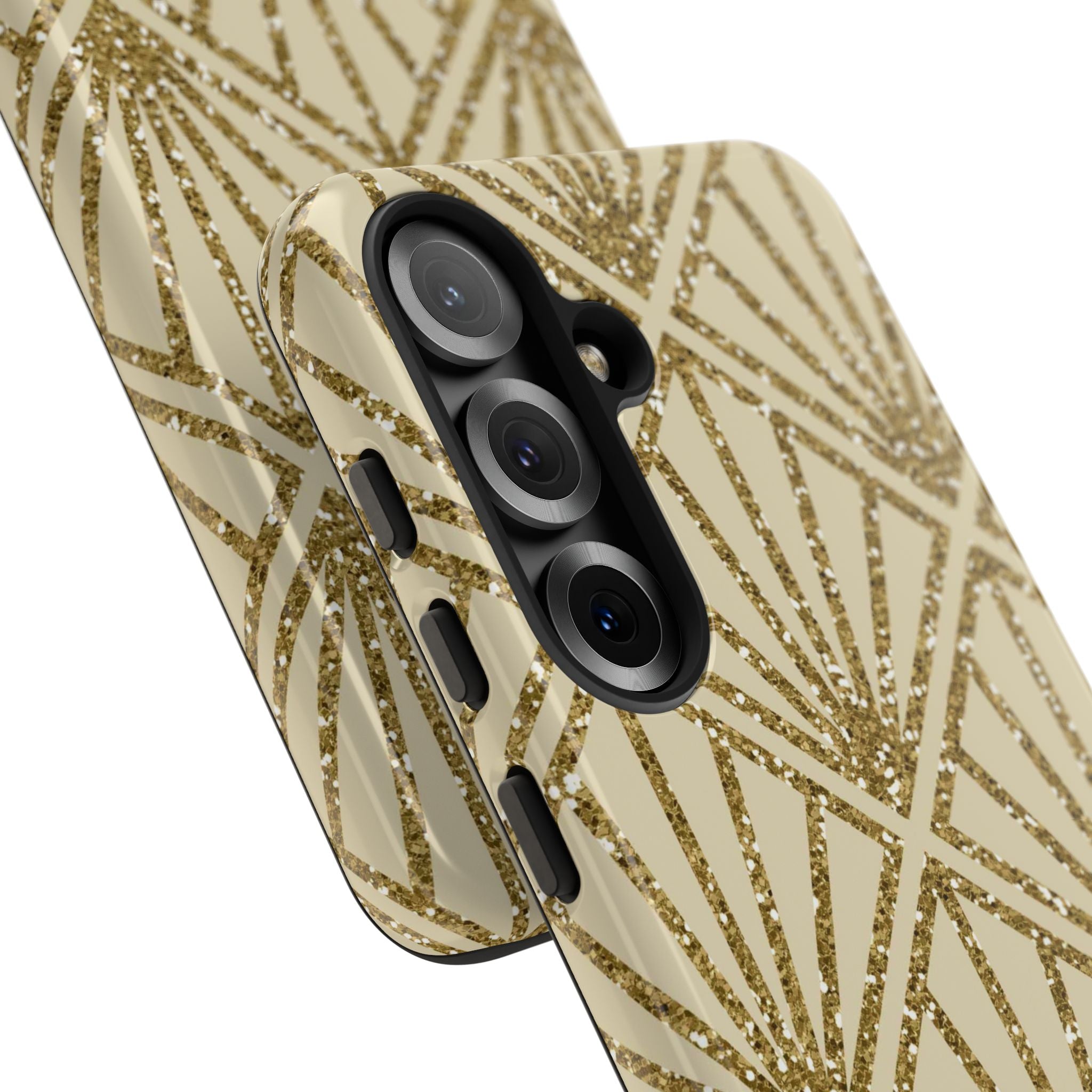 Gold Diamond Radiance Samsung S25 Case - Tough