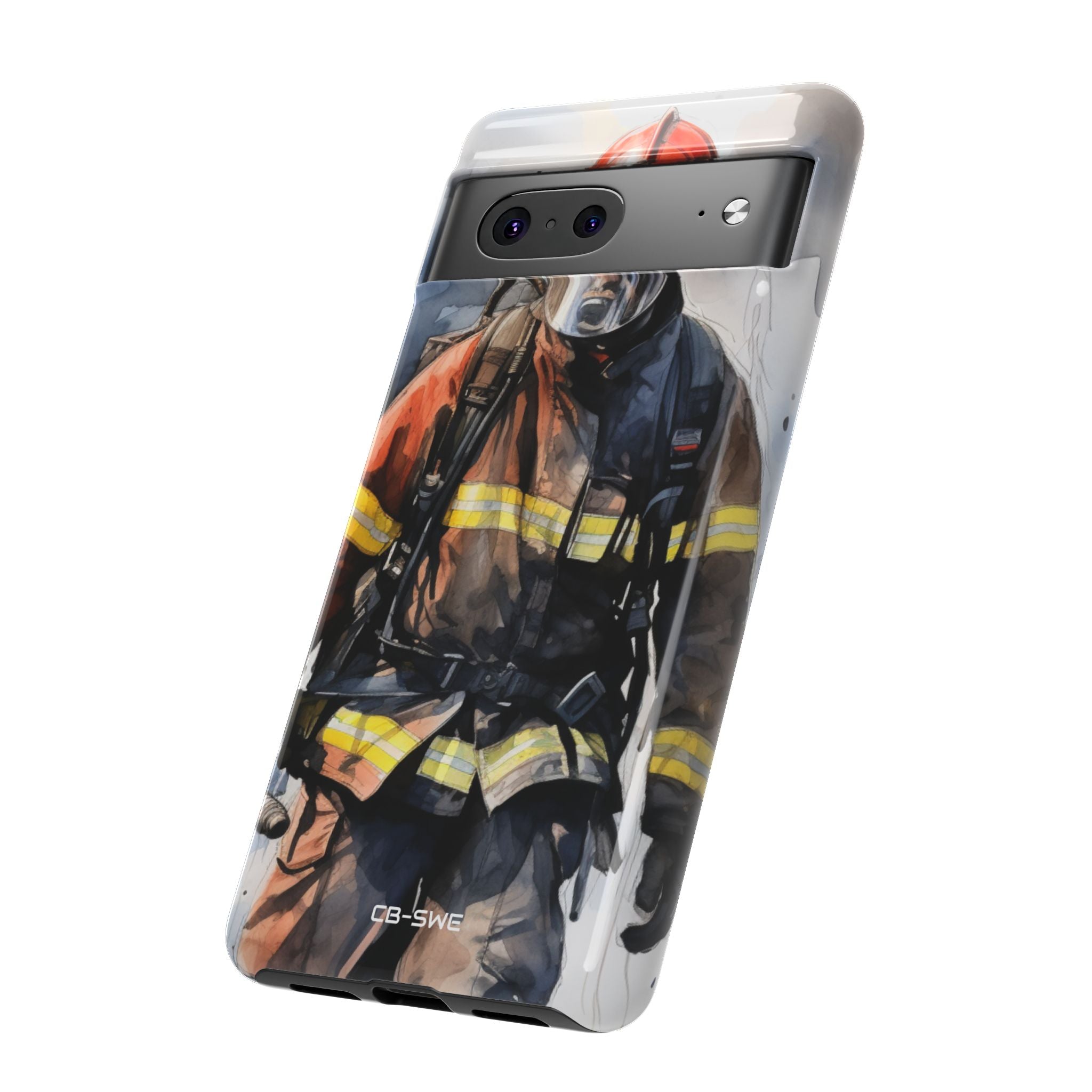 Firefighter In Motion - Google Pixel Case