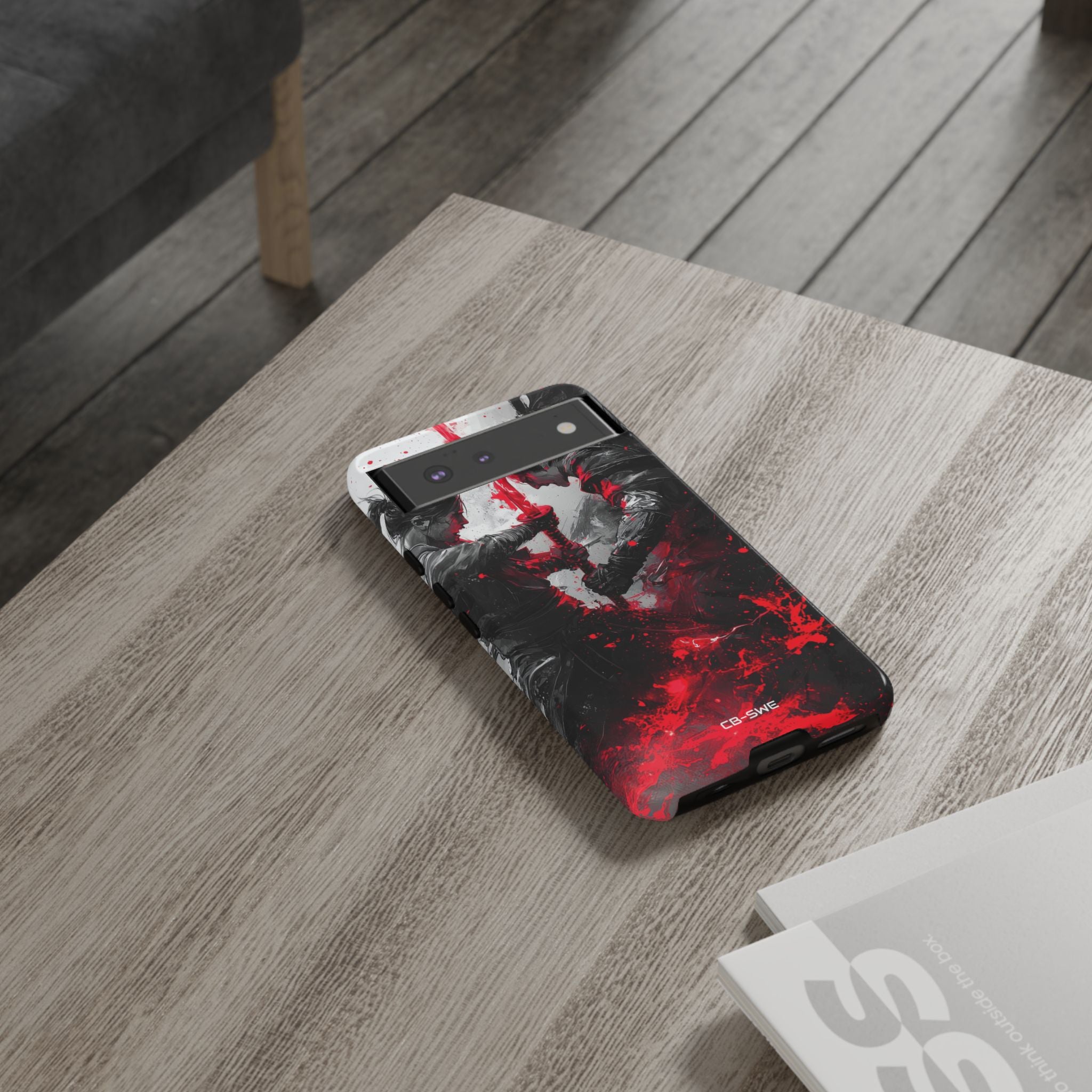 Crimson Blade Clash - Google Pixel Case