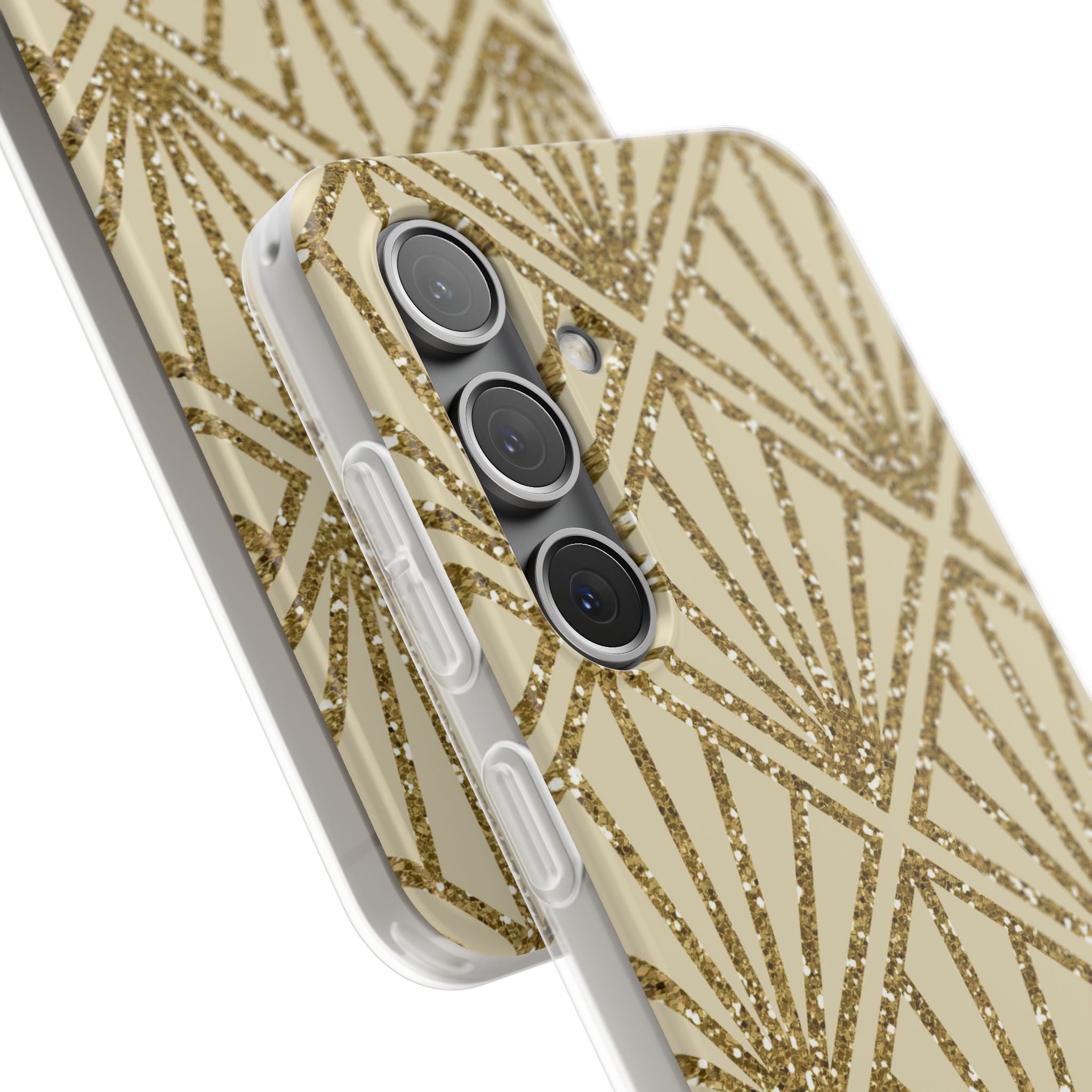 Gold Diamond Radiance Samsung S24 Case - Soft