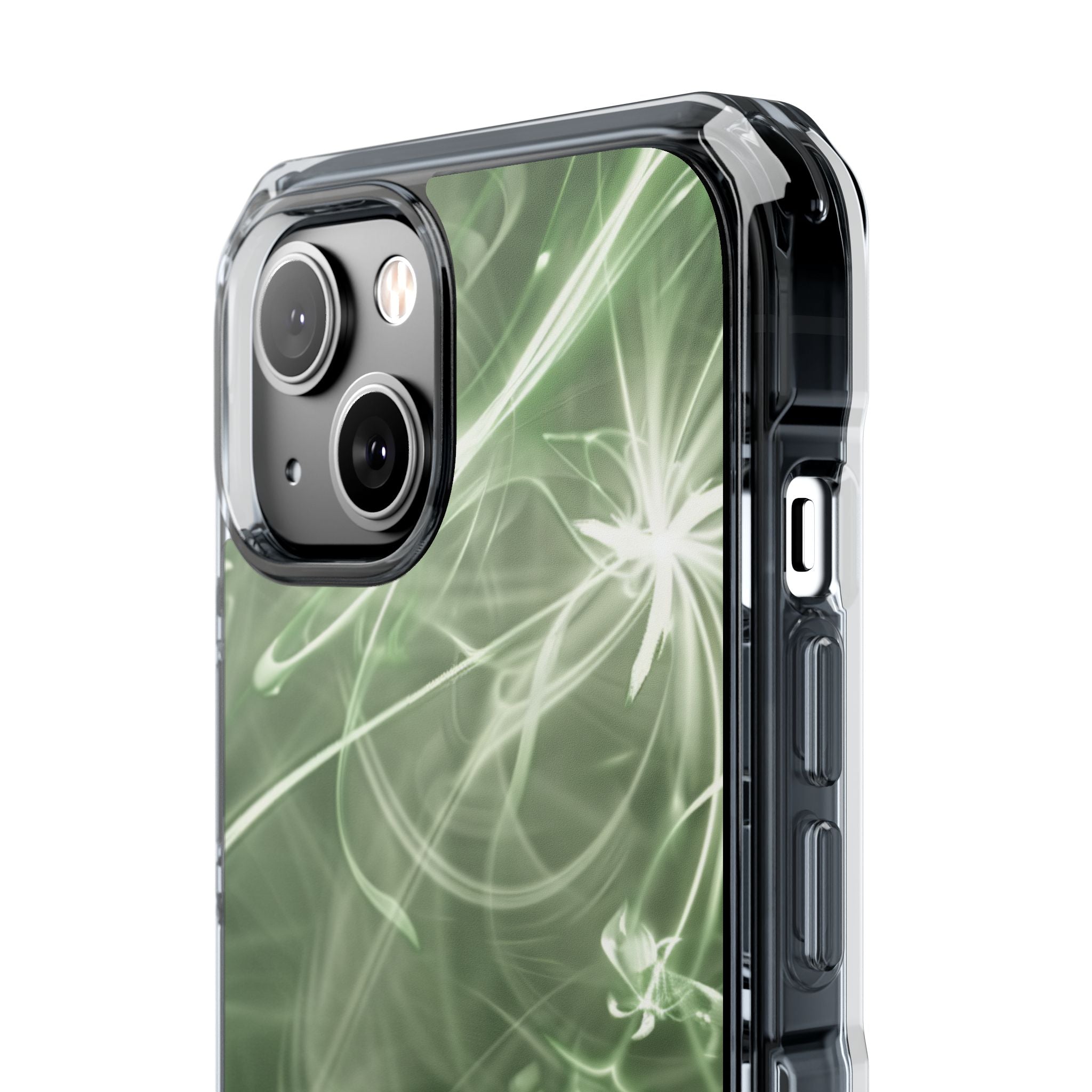 Green Spirit Flow iPhone 14 - Impact Clear+