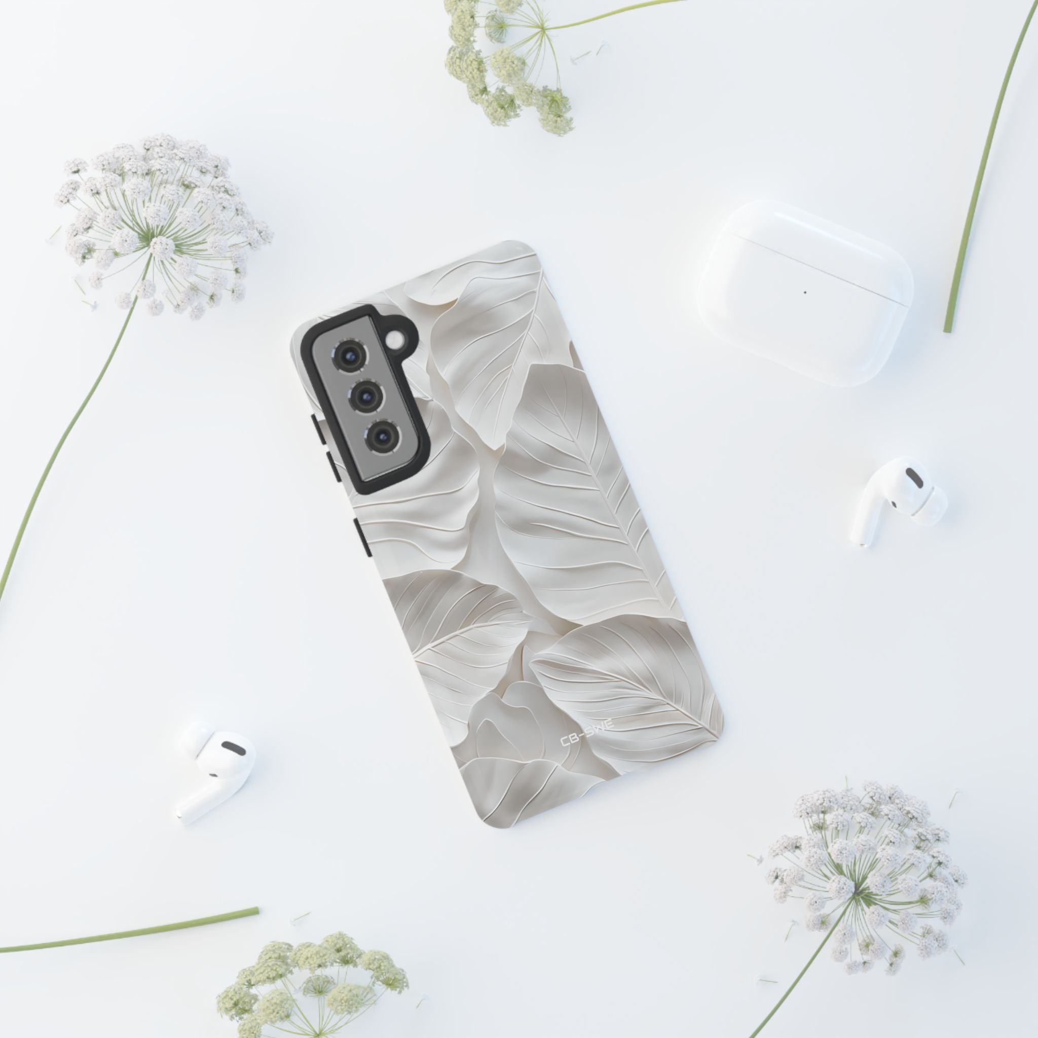 Elegant Leaf Relief - Samsung Case