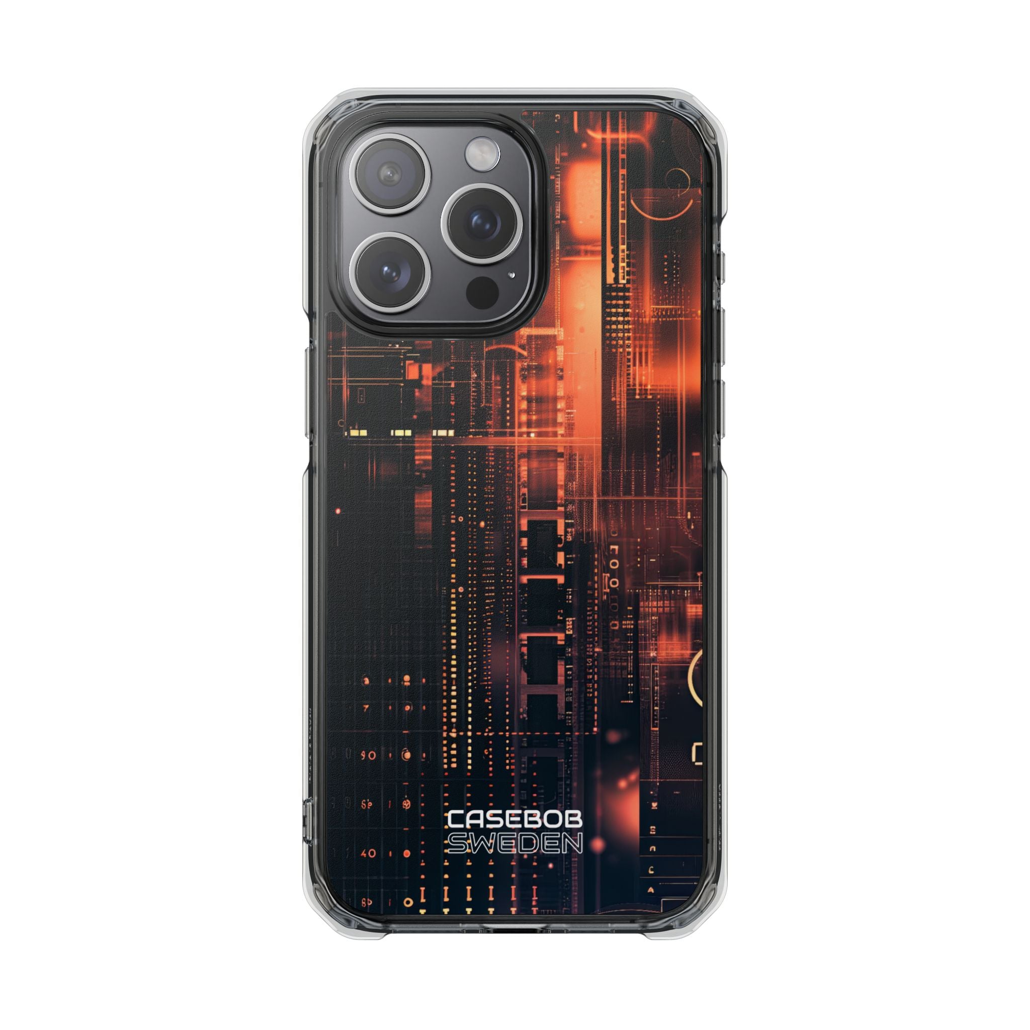 Neon Circuit Dreams iPhone 15 - Impact Clear+