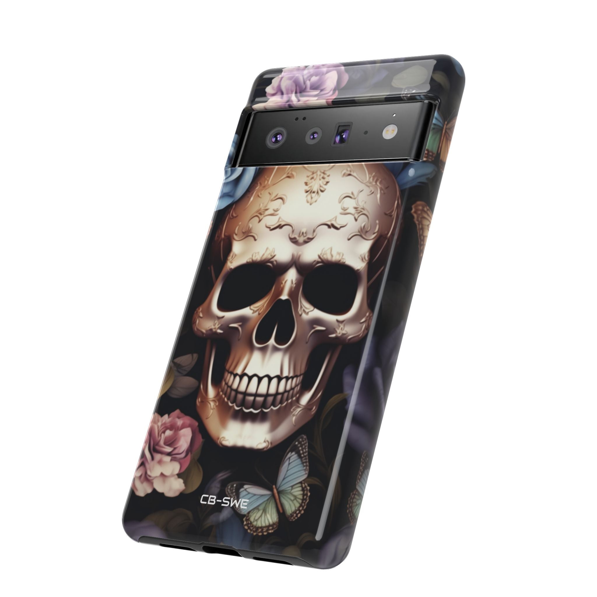Skull Among Blossoms - Google Pixel Case