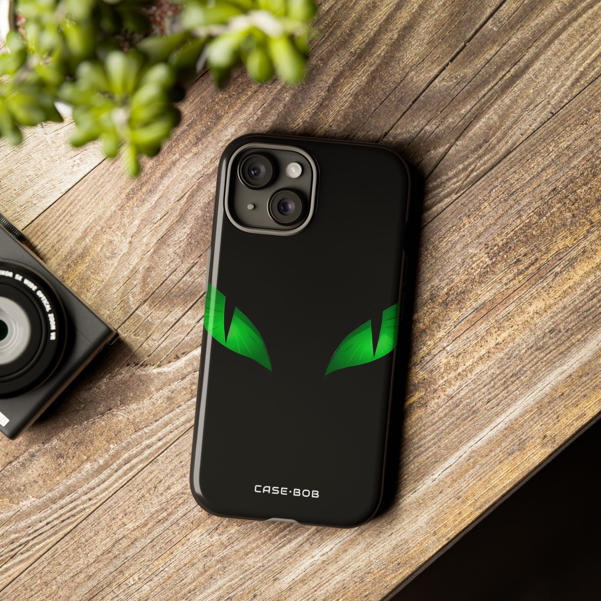 Emerald Gaze iPhone 15 Case - Tough