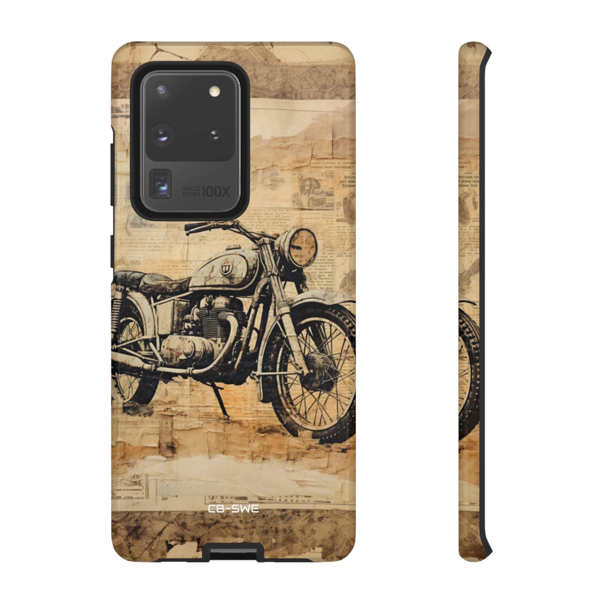 Vintage Motorcycle Collage - Samsung Case